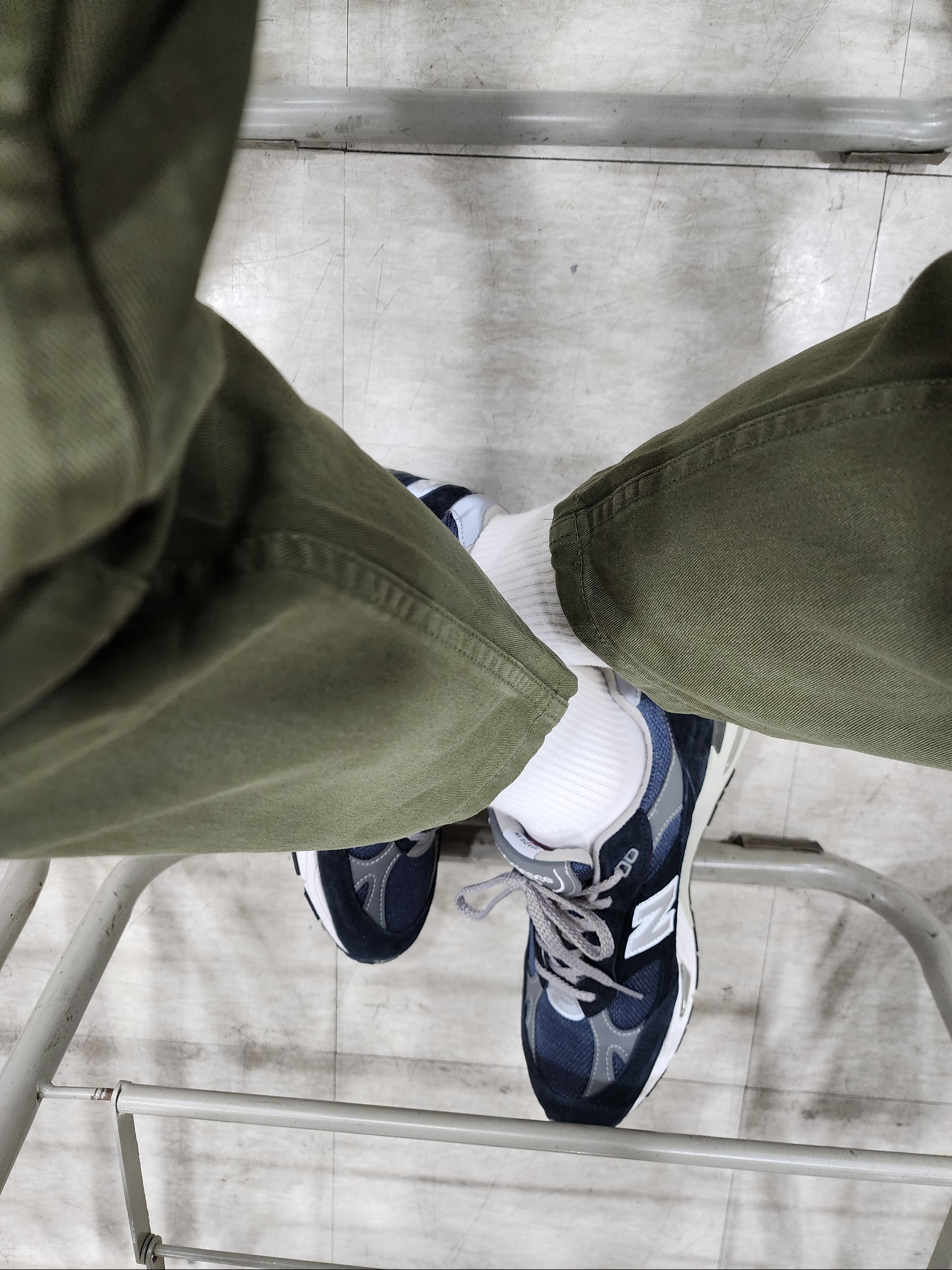 New Balance 991 Made in UK Navy 착용 스타일