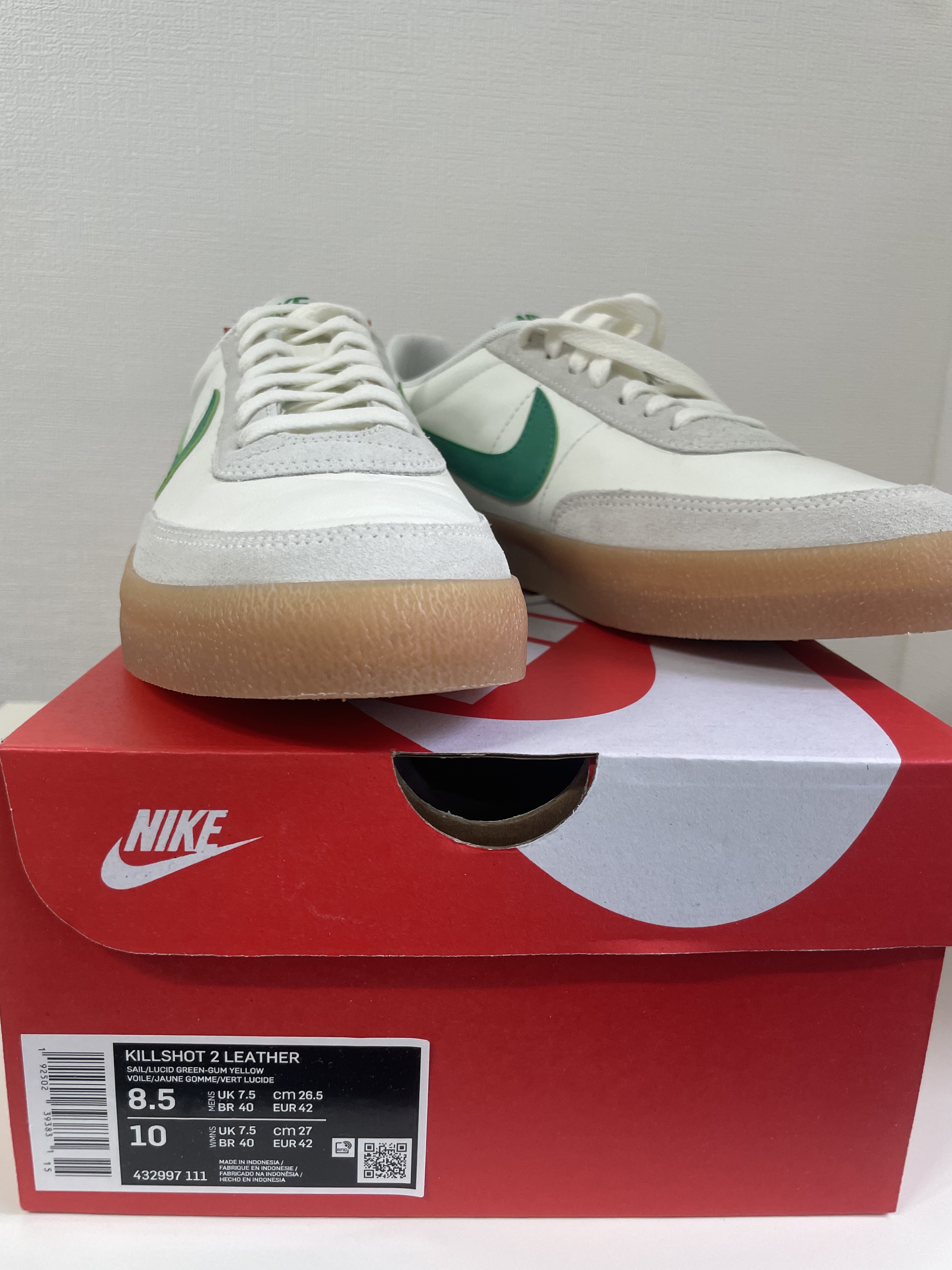 Nike x J.Crew Killshot 2 Lucid Green 착용 스타일 - 2