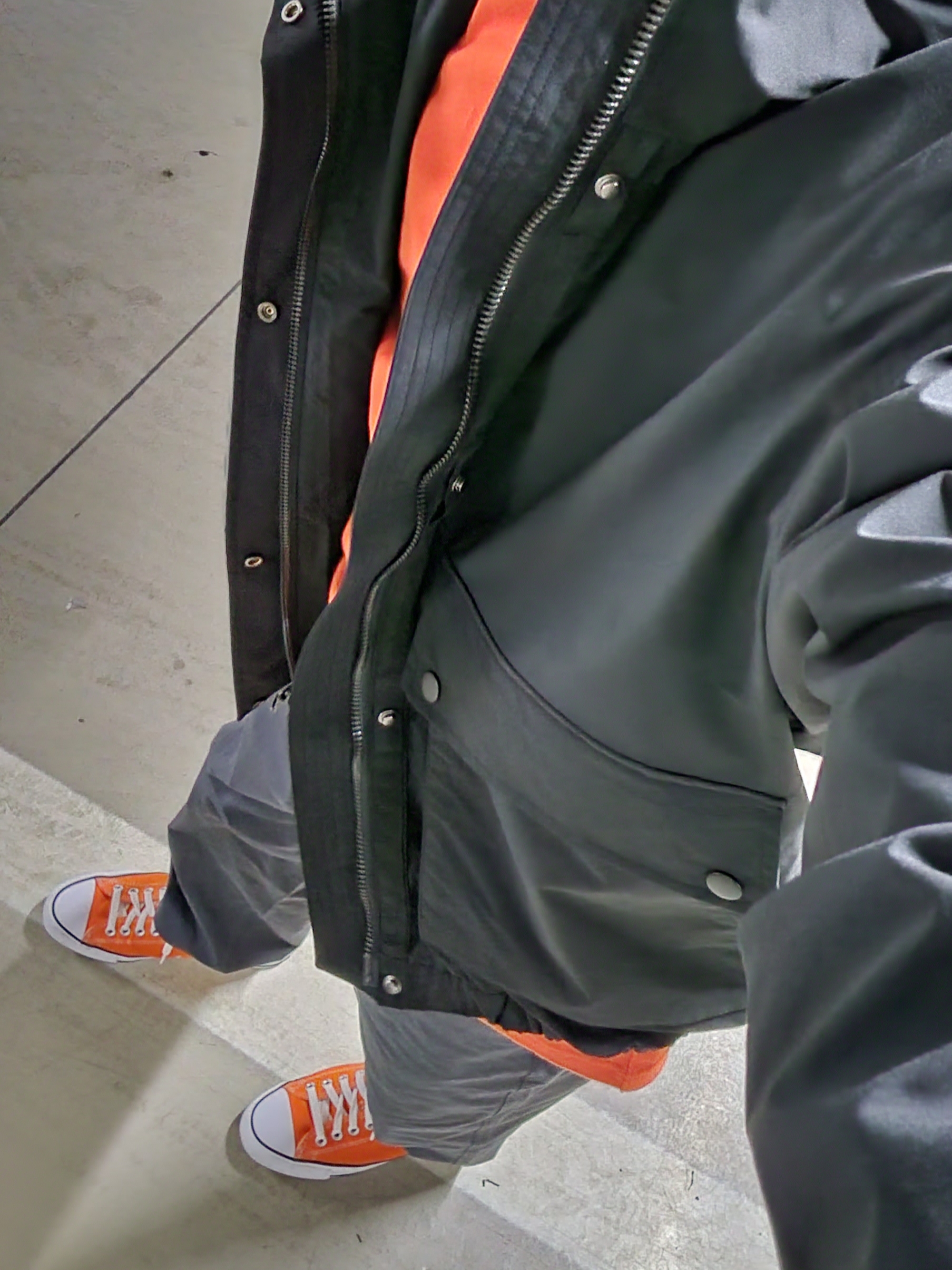 Converse Chuck Taylor All Star Ox Orange 착용 스타일