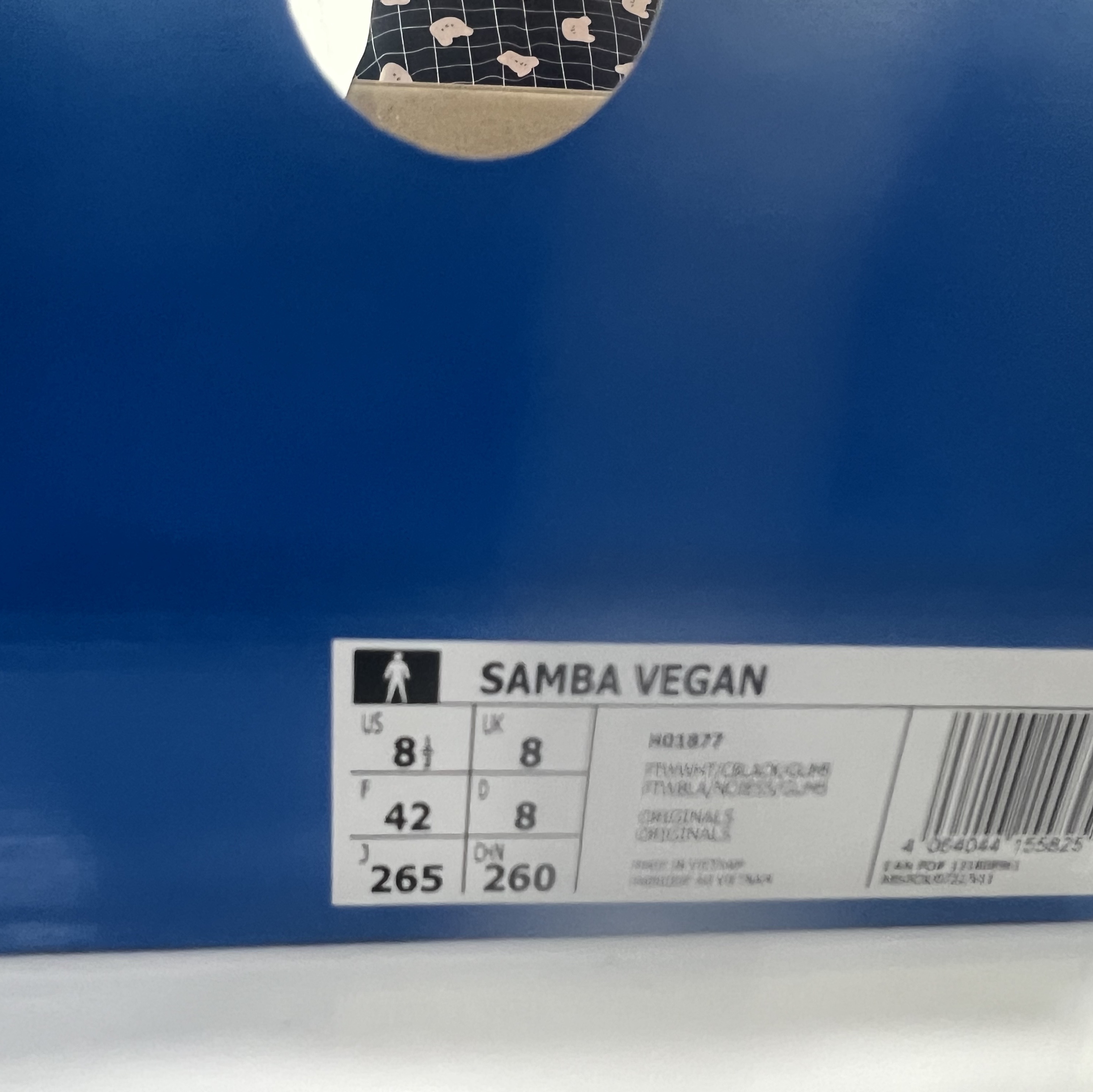Adidas Samba Vegan White Black 착용 스타일 - 3