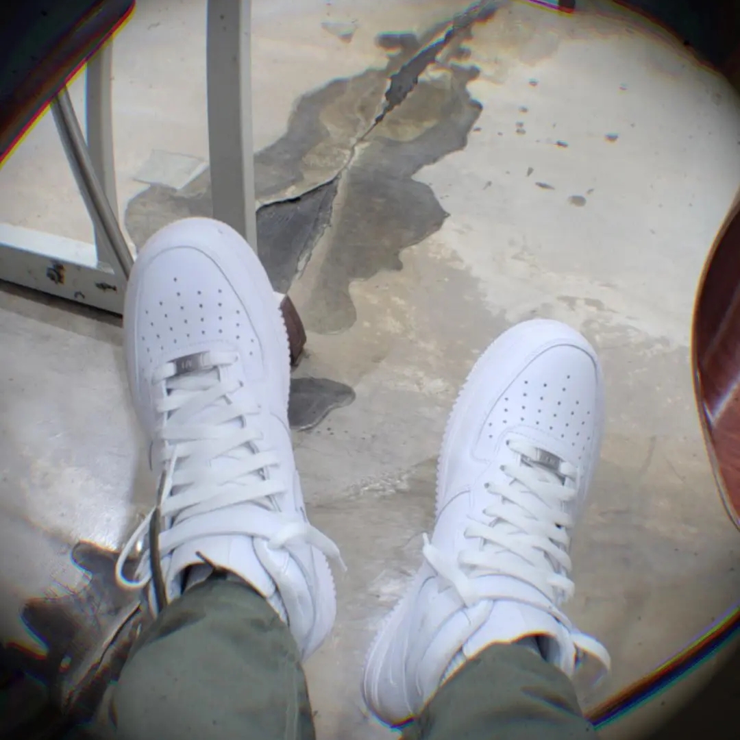Nike Air Force 1 Mid '07 White 착용 스타일