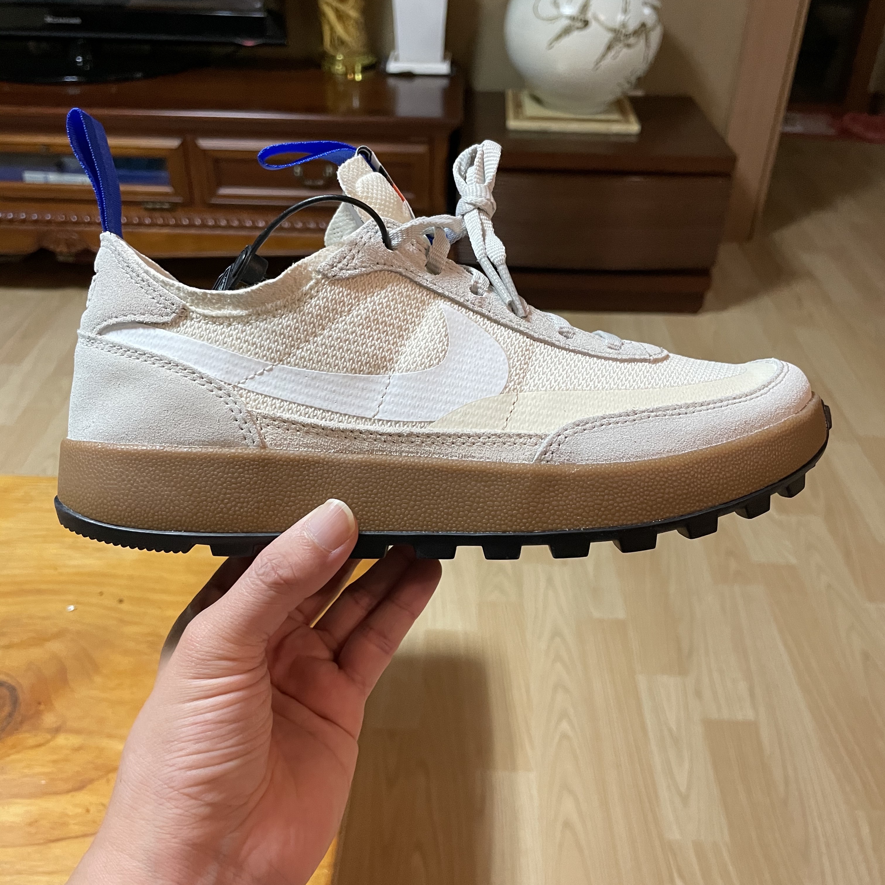 Nike x Tom Sachs General Purpose Shoe Light Cream 착용 스타일