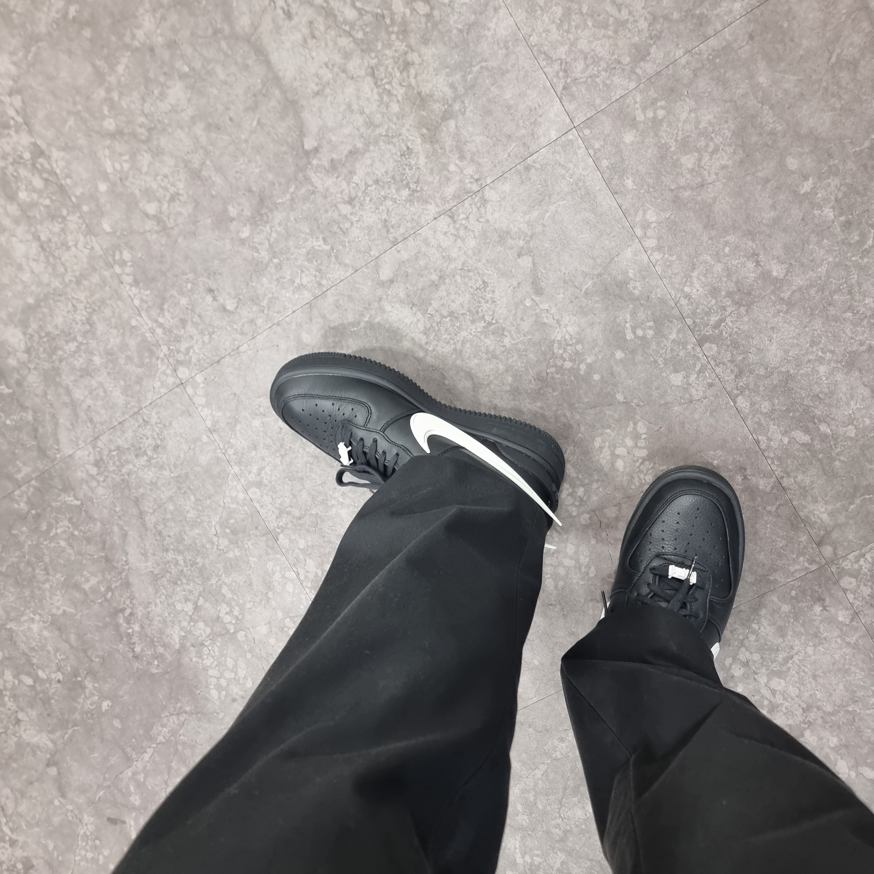 Nike x Ambush Air Force 1 Low SP Black 착용 스타일