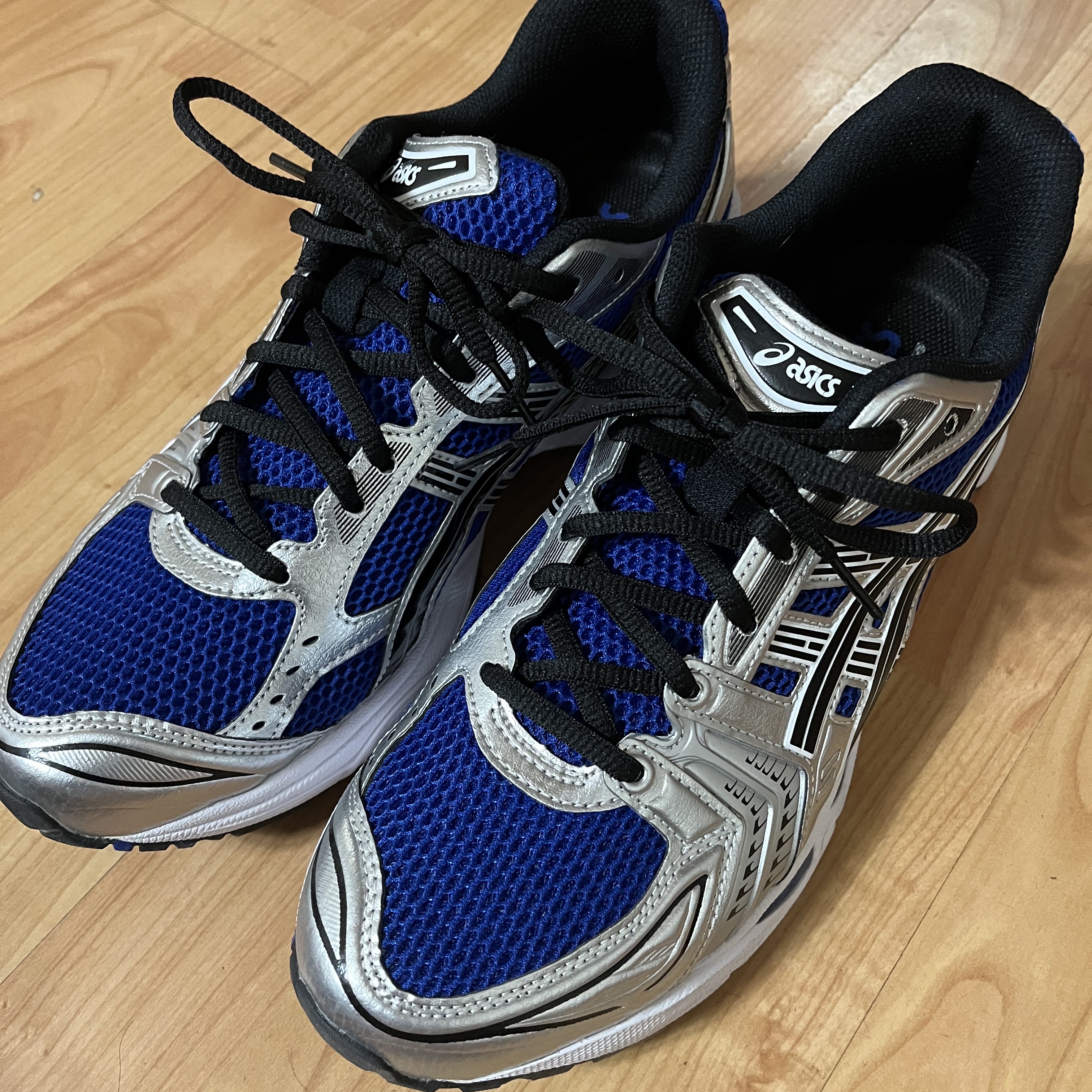 Asics Gel-Kayano 14 Monaco Blue Black 착용 스타일 - 2