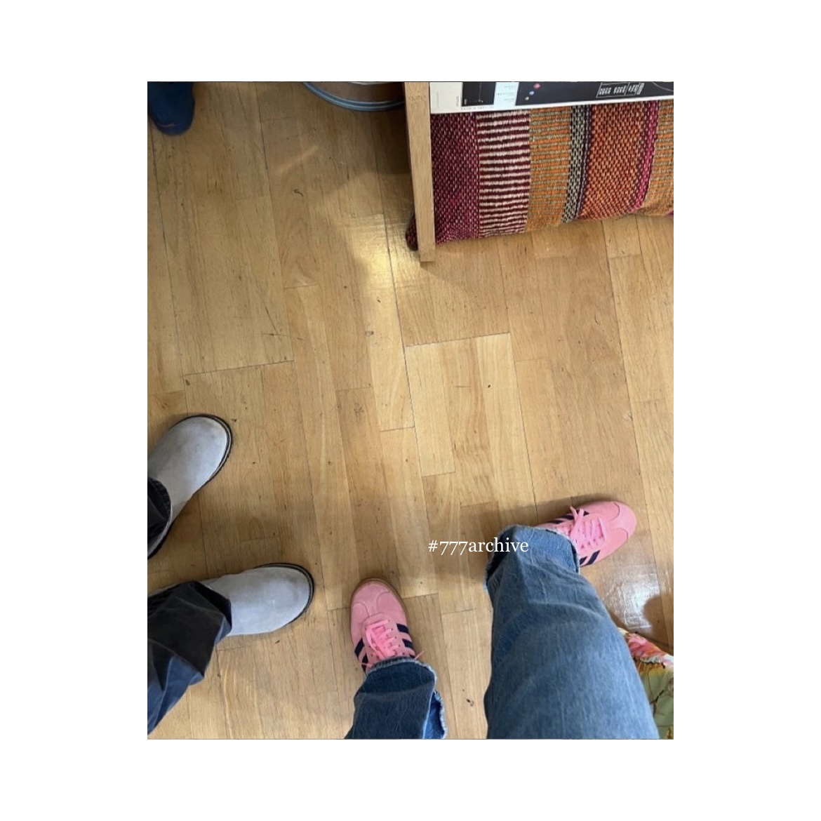 (W) Adidas Gazelle Bold Pink Glow Victory Blue 착용 스타일 - 5