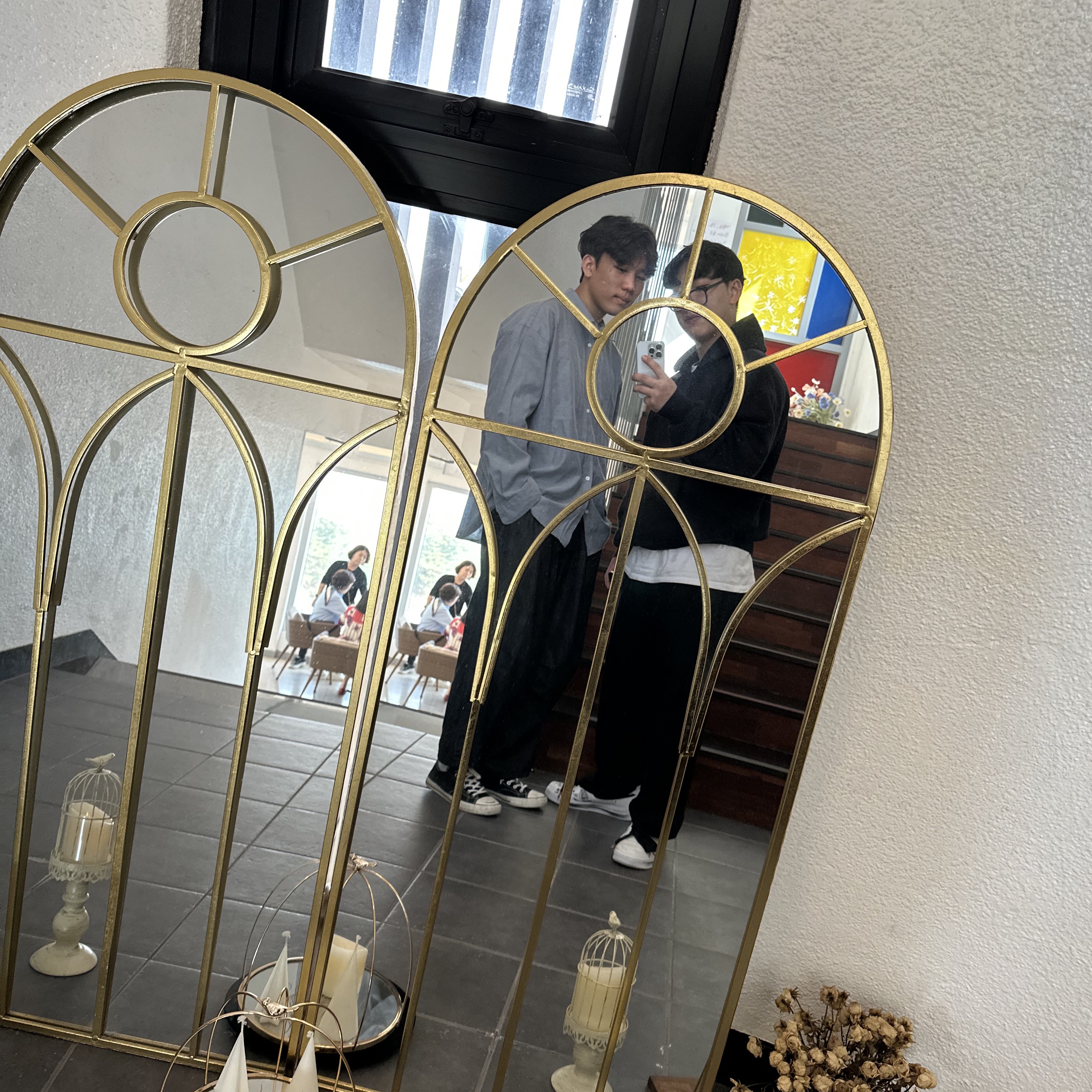 Nike x Peaceminusone Air Force 1 Low Para-Noise 2.0, Yeezy Gap Hoodie Black 착용 스타일