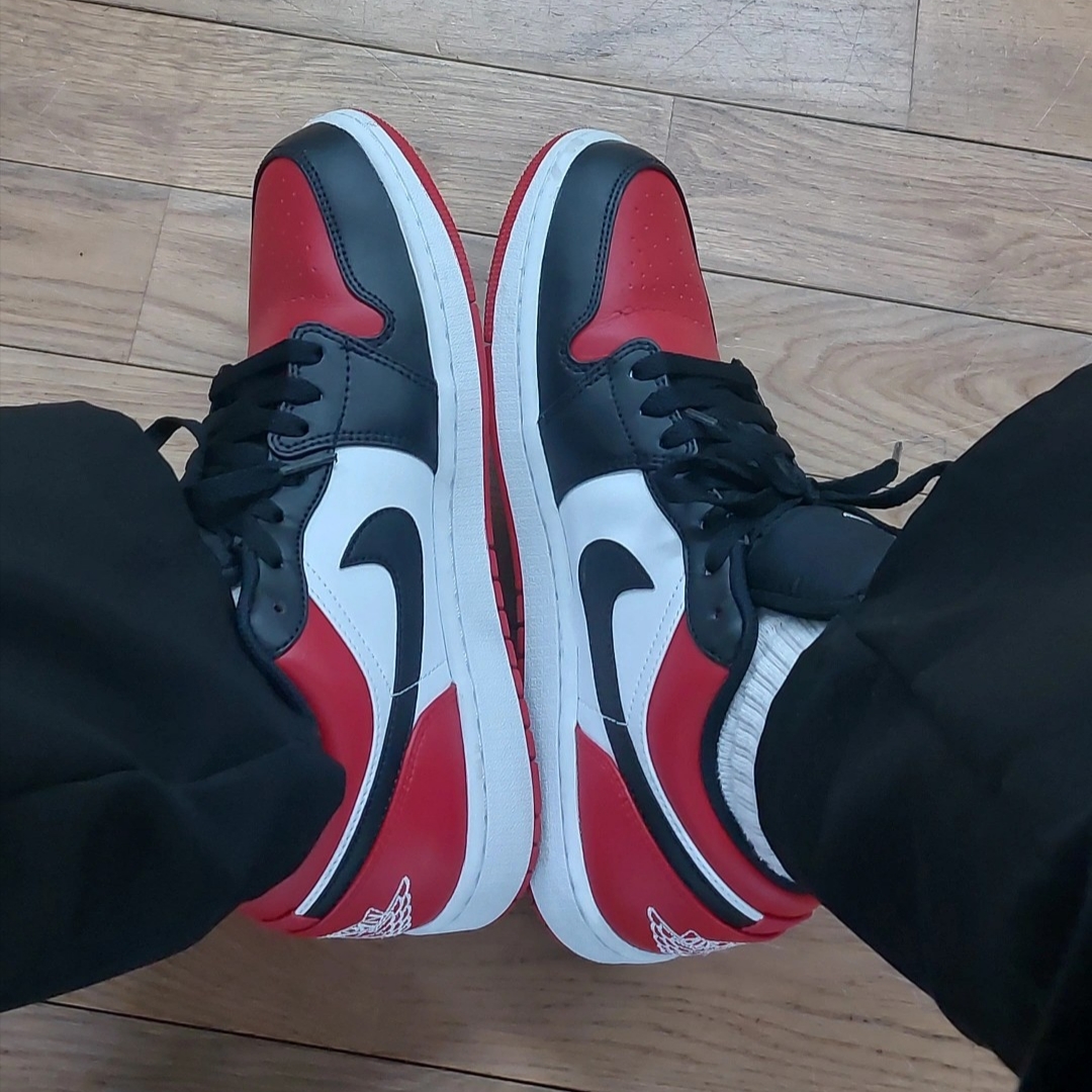 Jordan 1 Low Bred Toe 착용 스타일
