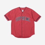 Supreme x Timberland Baseball Jersey Red - 23SS