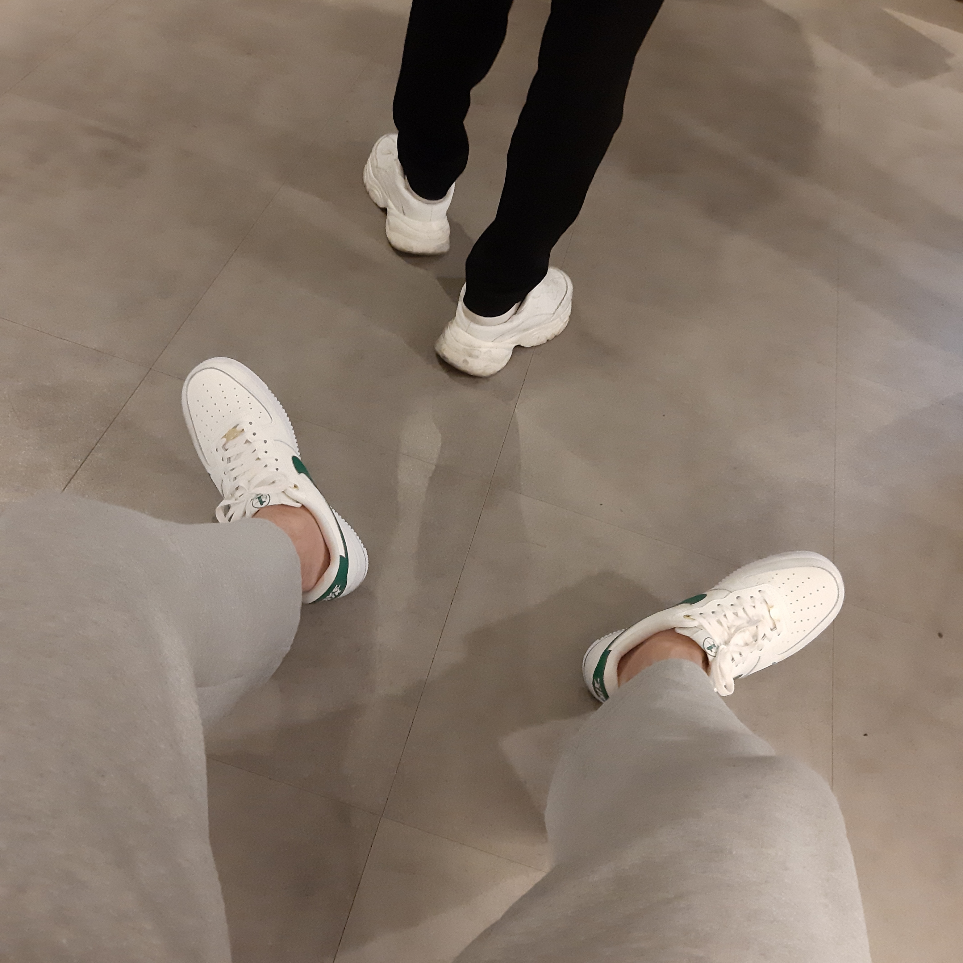 Nike Air Force 1 '07 LV8 40th Anniversary Join Forces Sail Malachite 착용 스타일