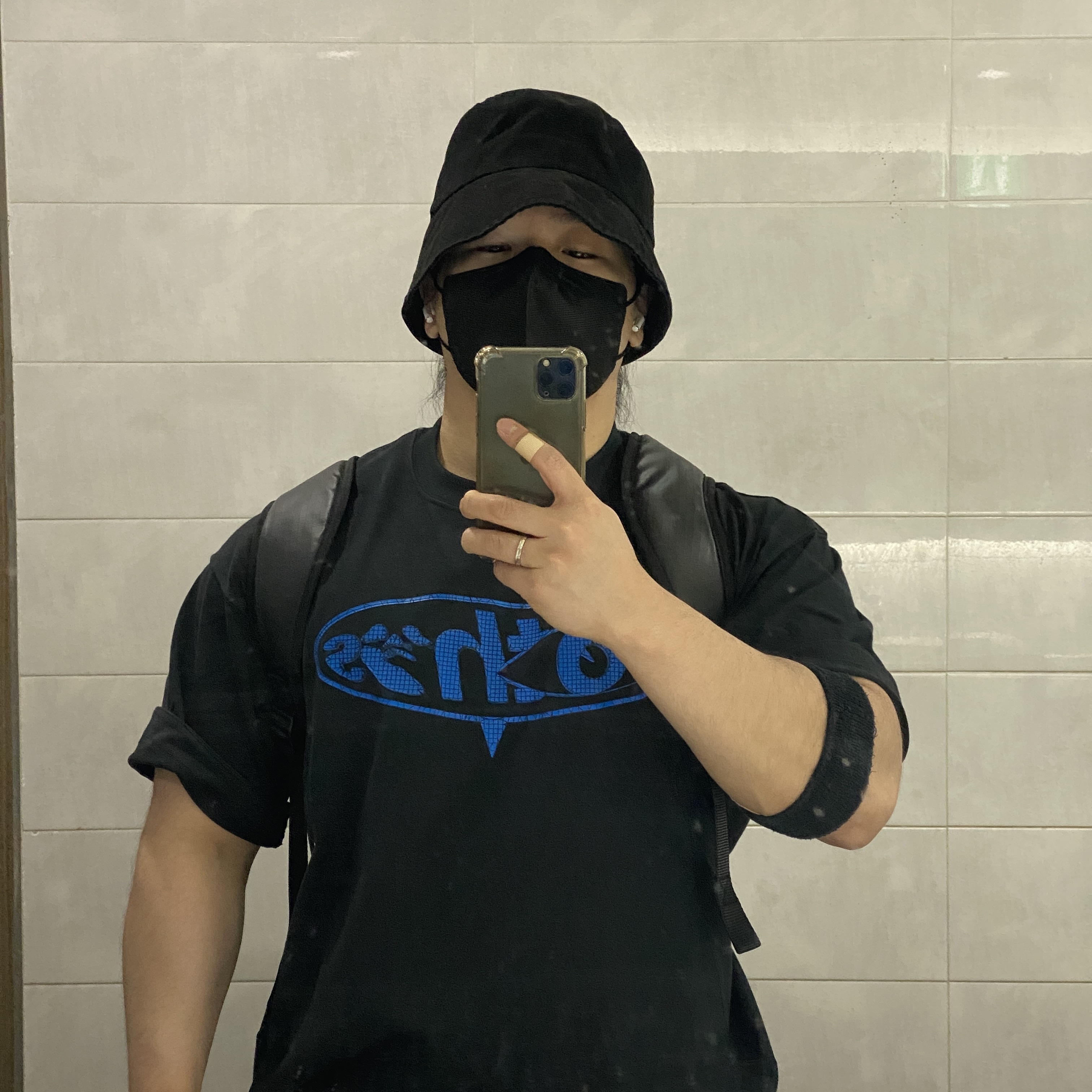 Nike x Off-White NRG T-Shirt Black - Asia 착용 스타일