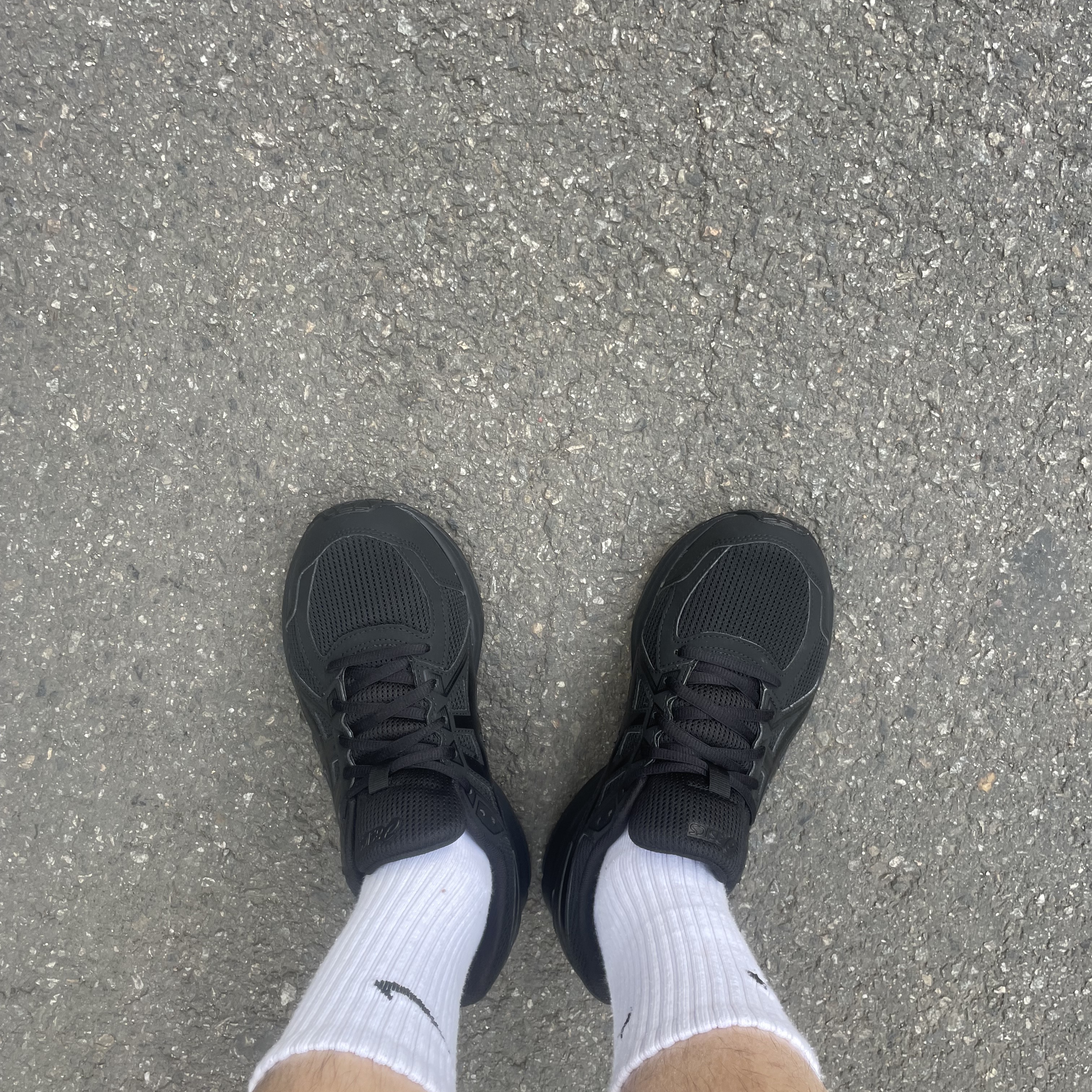 Asics Jog 100 2 Black 착용 스타일