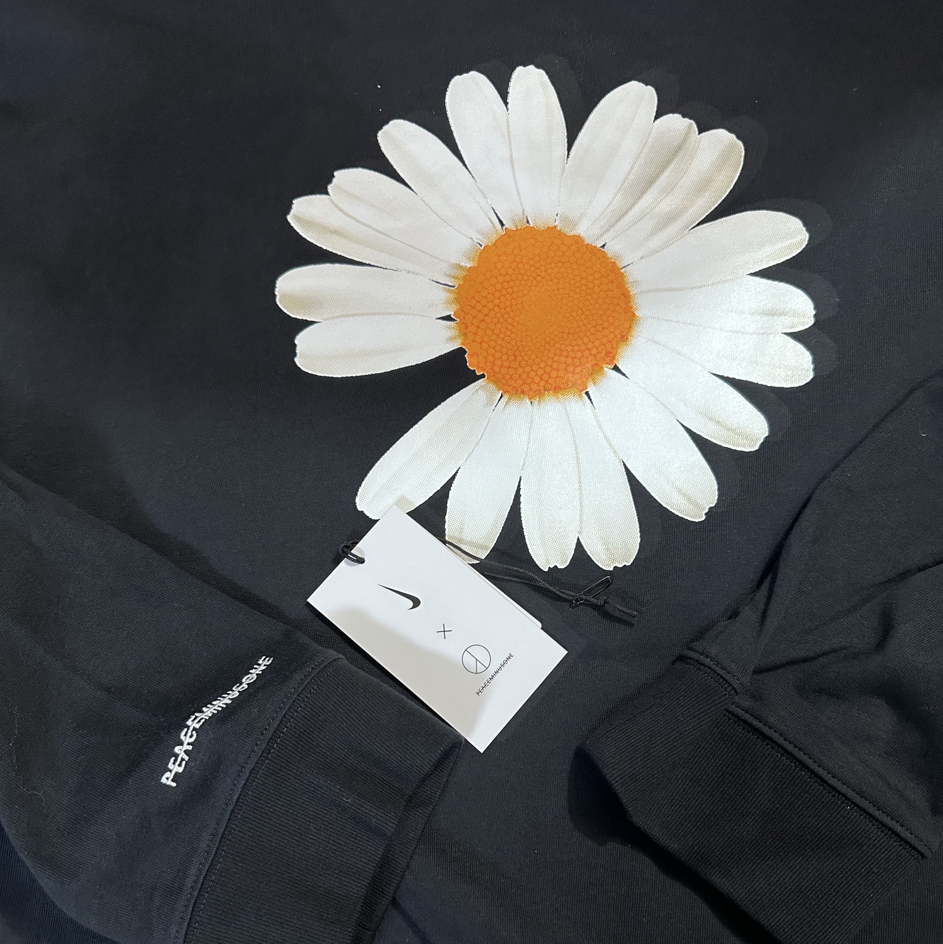 Nike x Peaceminusone Kwondo1 Black and White, Nike x Peaceminusone LS T-Shirt Black (DR0098-010) 착용 스타일 - 2