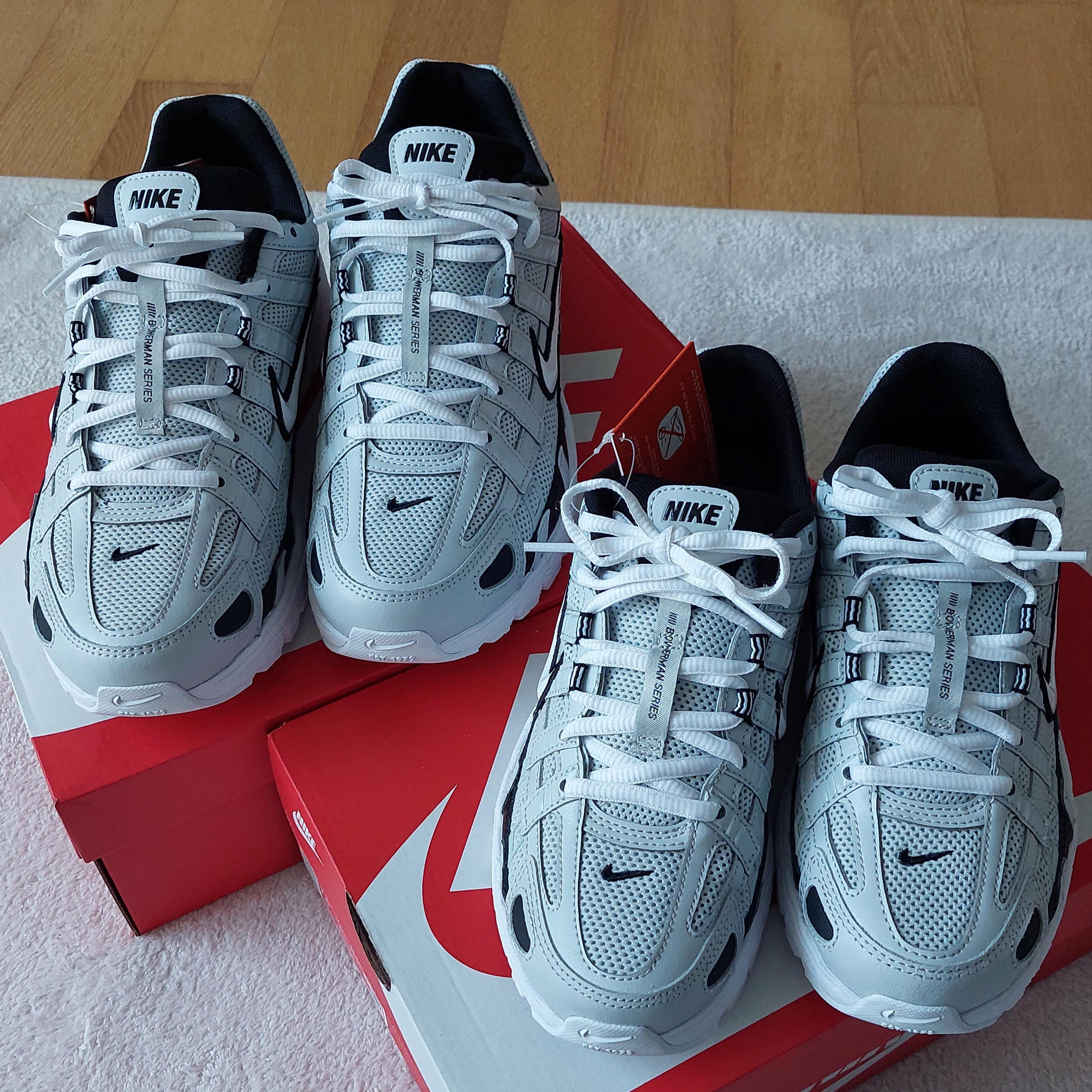 Nike P-6000 Pure Platinum 착용 스타일 - 1