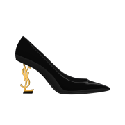 (W) Saint Laurent Opyum Pumps in Patent Leather Black