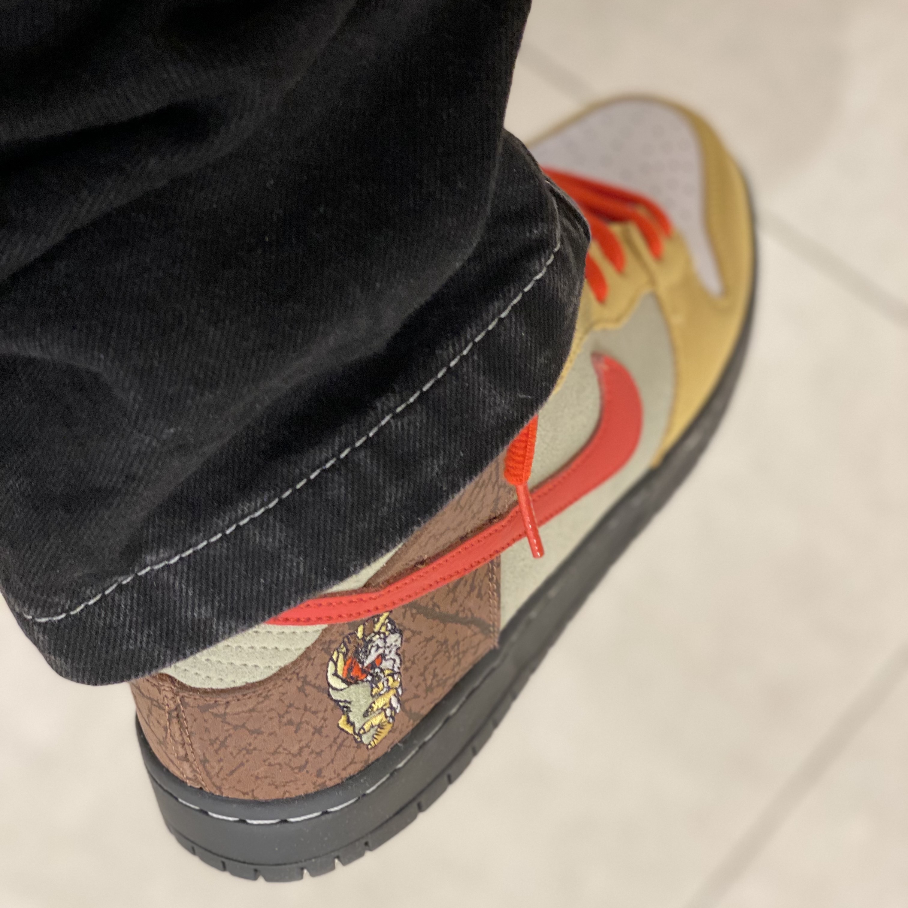 Nike x Color Skates SB Dunk High Pro Kebab and Destroy 착용 스타일 - 2