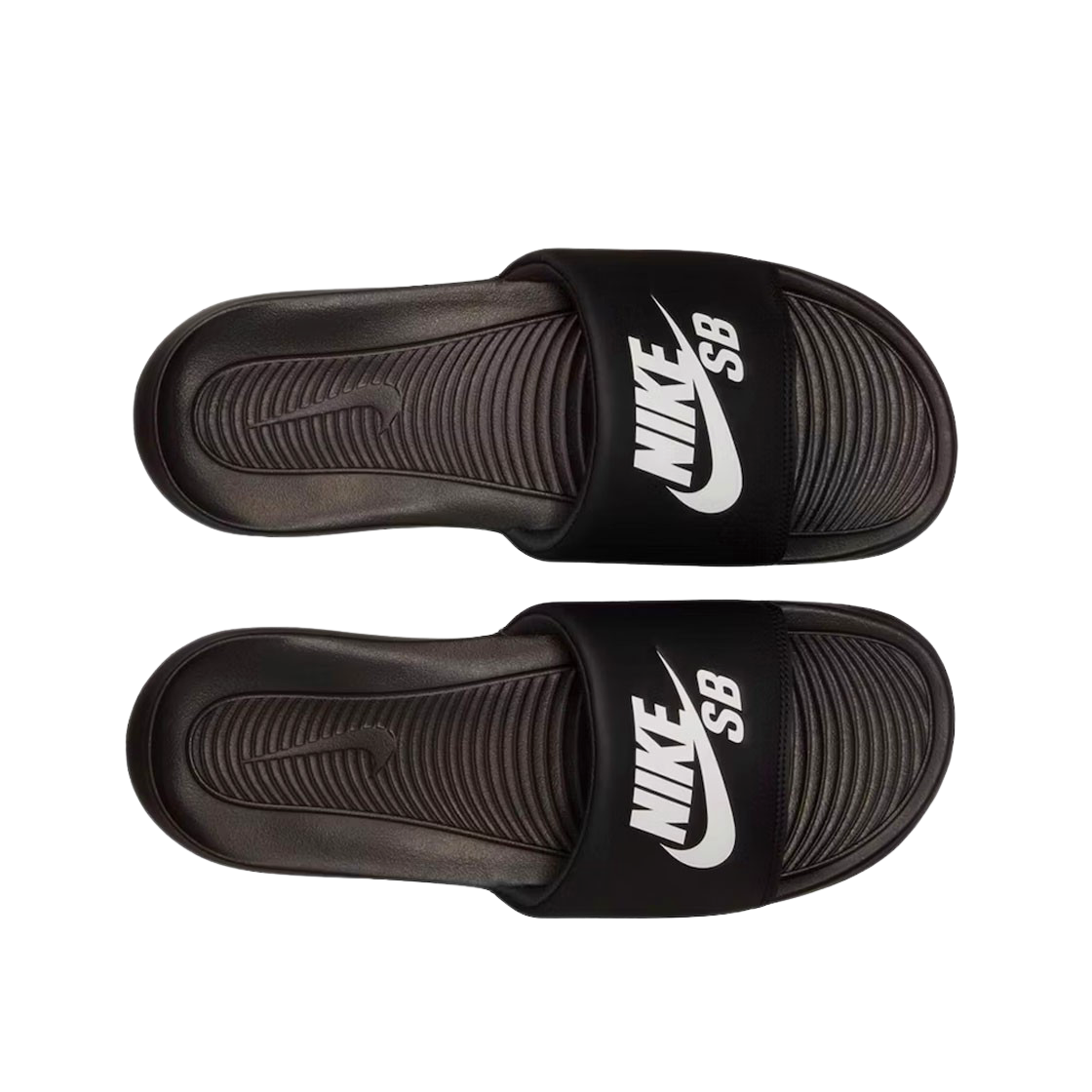 나이키 SB 빅토리 원 슬라이드 블랙 화이트(Nike SB Victory One Slide Black White) - 2