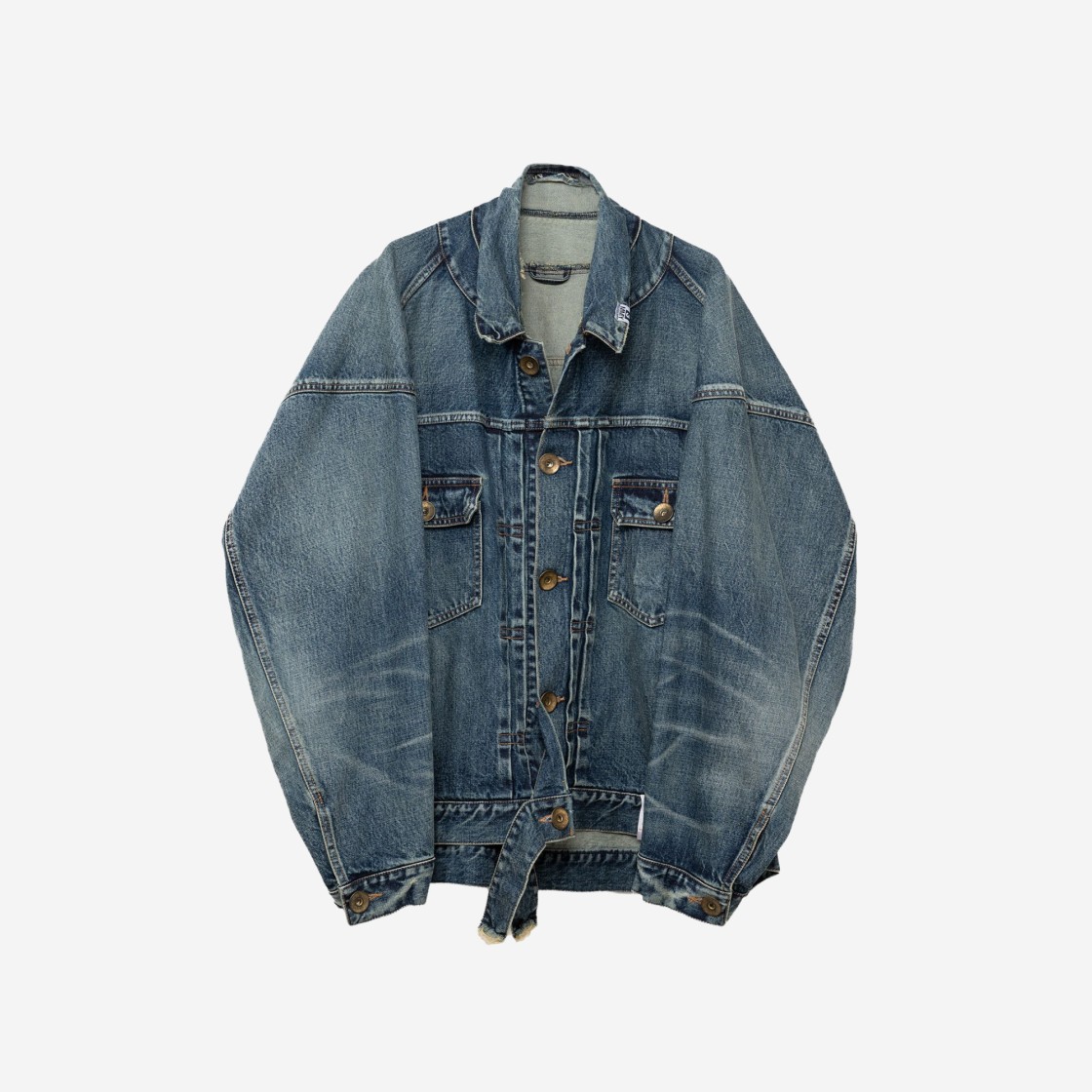 Maison Mihara Yasuhiro Opened Facing Denim Jacket Indigo 상세 이미지 1