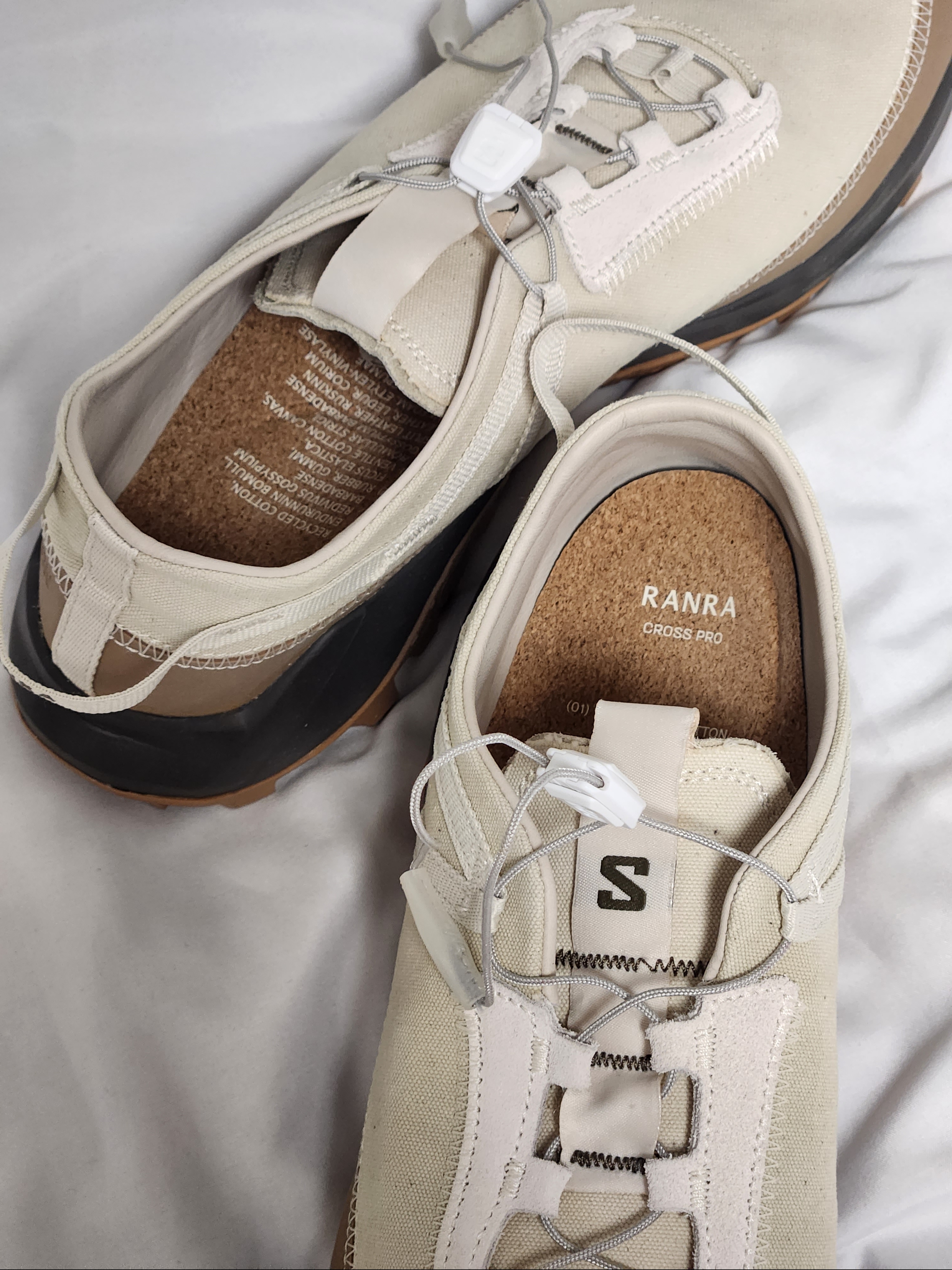 Salomon x Ranra Cross Pro Turtledove Rainy Day 착용 스타일