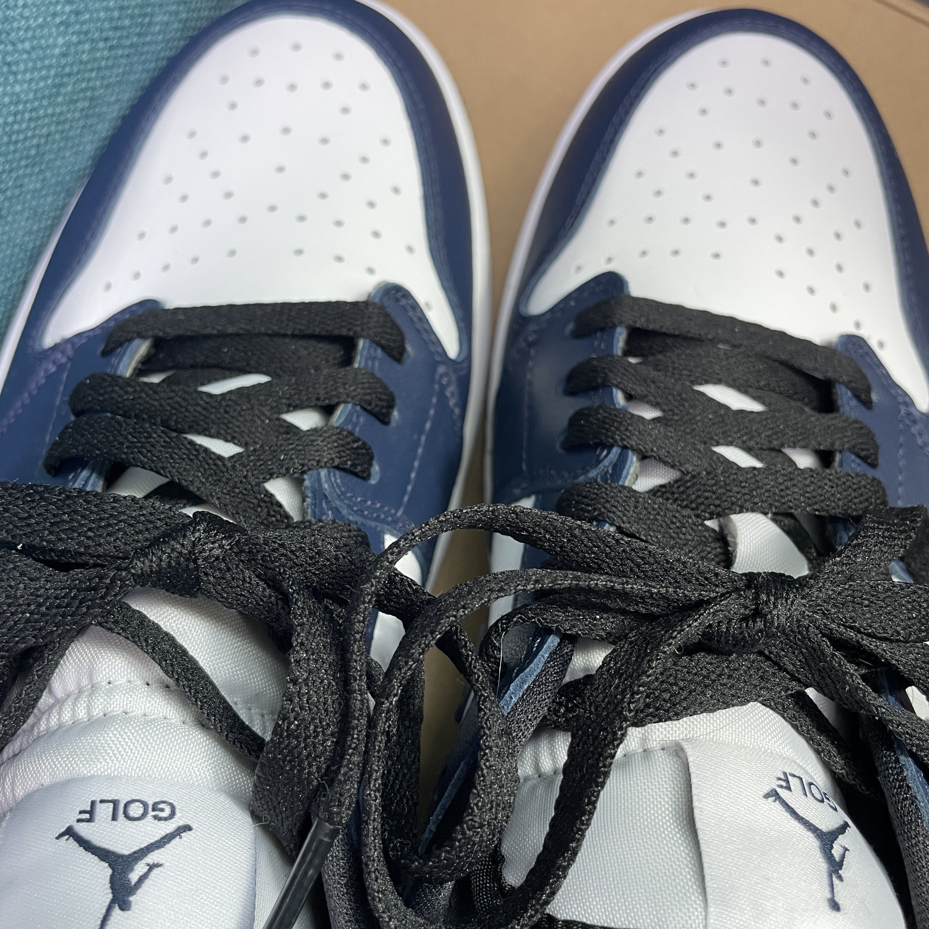 Jordan 1 Low Golf Midnight Navy 착용 스타일 - 2