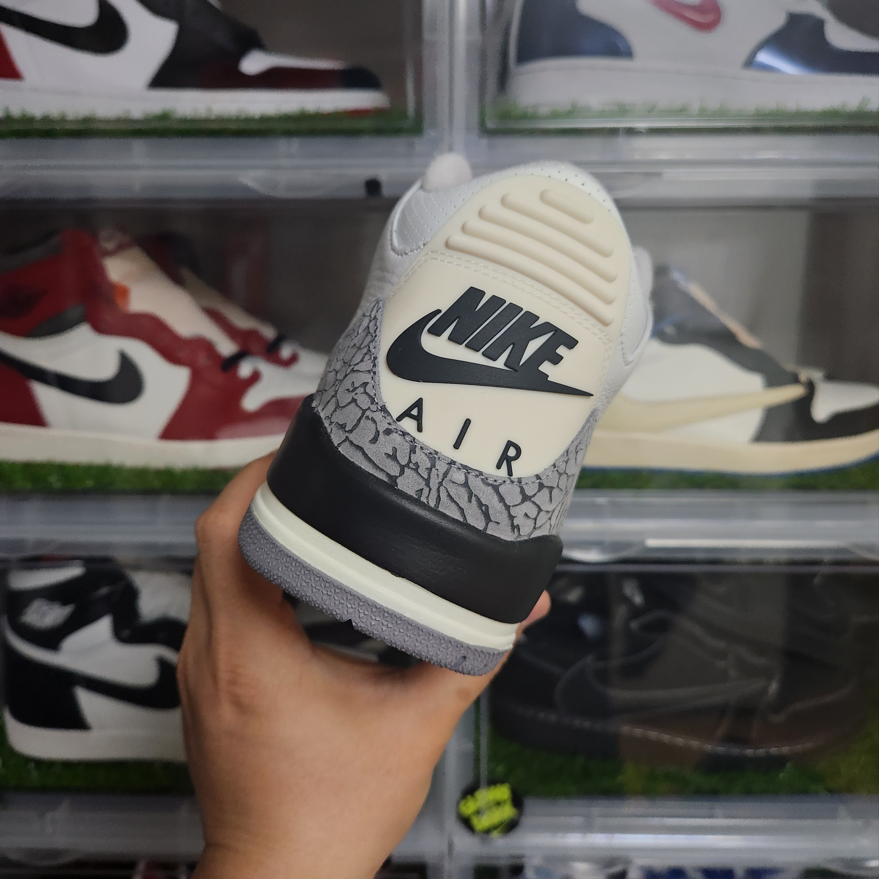 Jordan 3 Retro White Cement Reimagined 착용 스타일 - 3