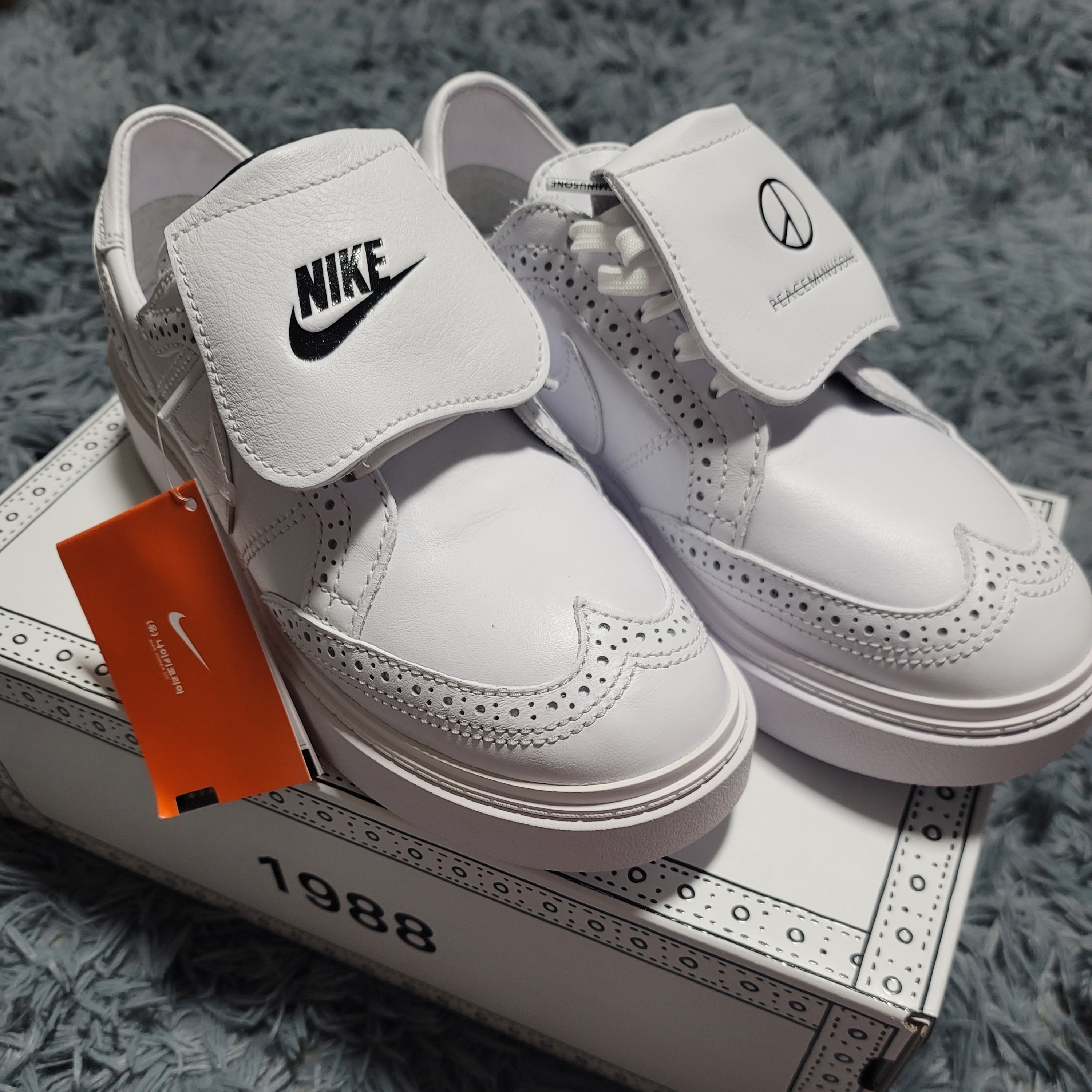 Nike x Peaceminusone Kwondo1 White 착용 스타일