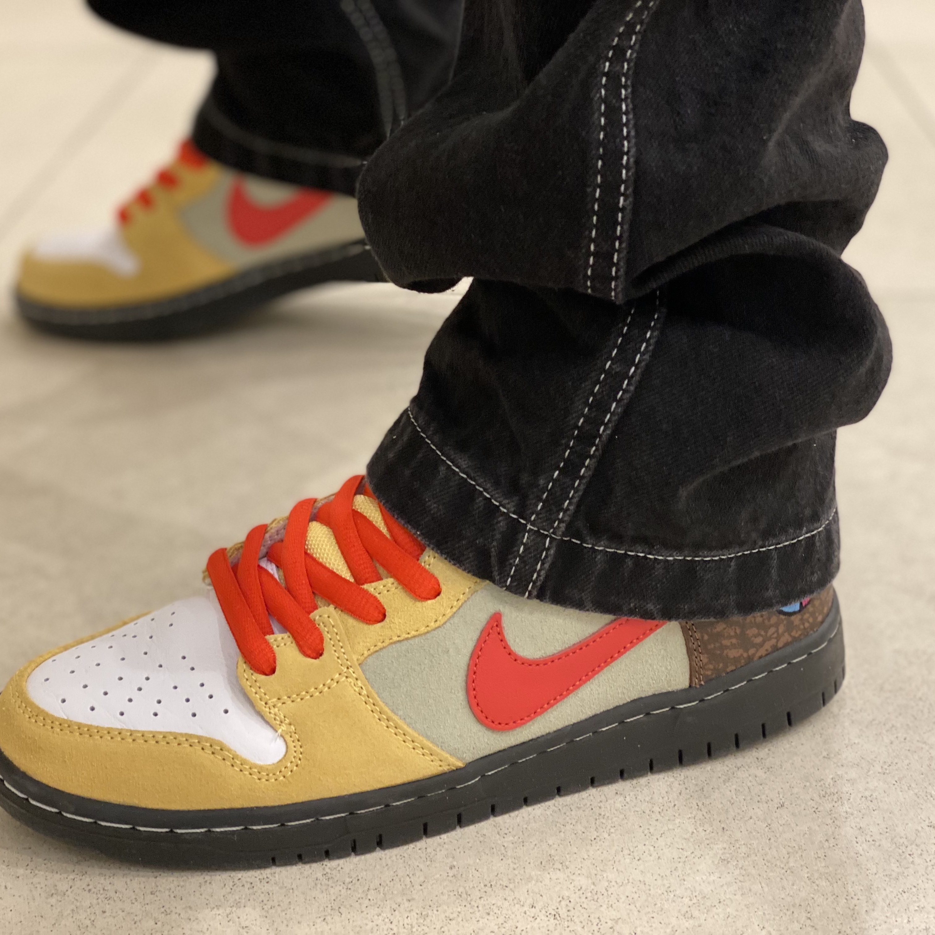 Nike x Color Skates SB Dunk High Pro Kebab and Destroy 착용 스타일 - 1