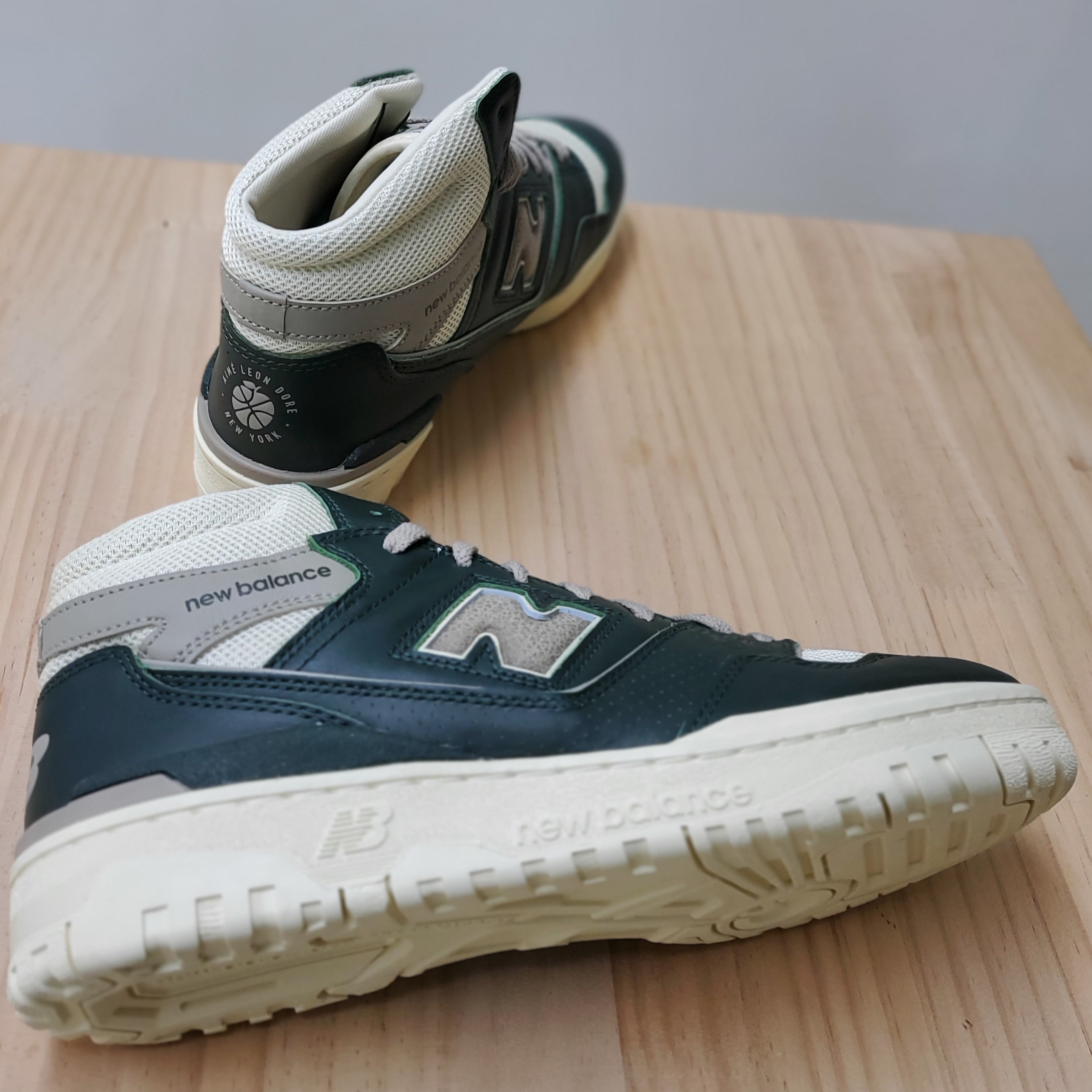 New Balance x Aime Leon Dore 650R Forest Green 착용 스타일