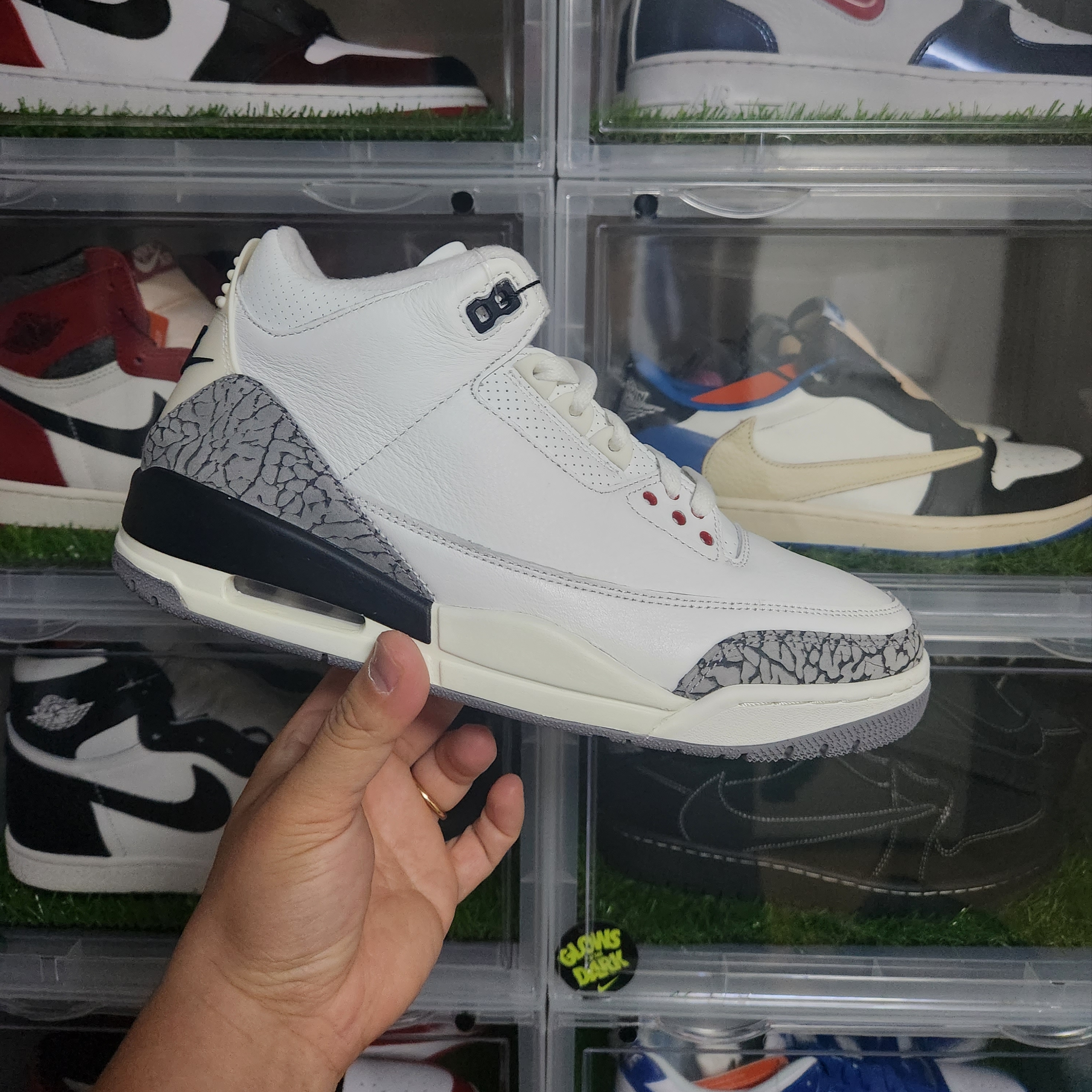 Jordan 3 Retro White Cement Reimagined 착용 스타일 - 1