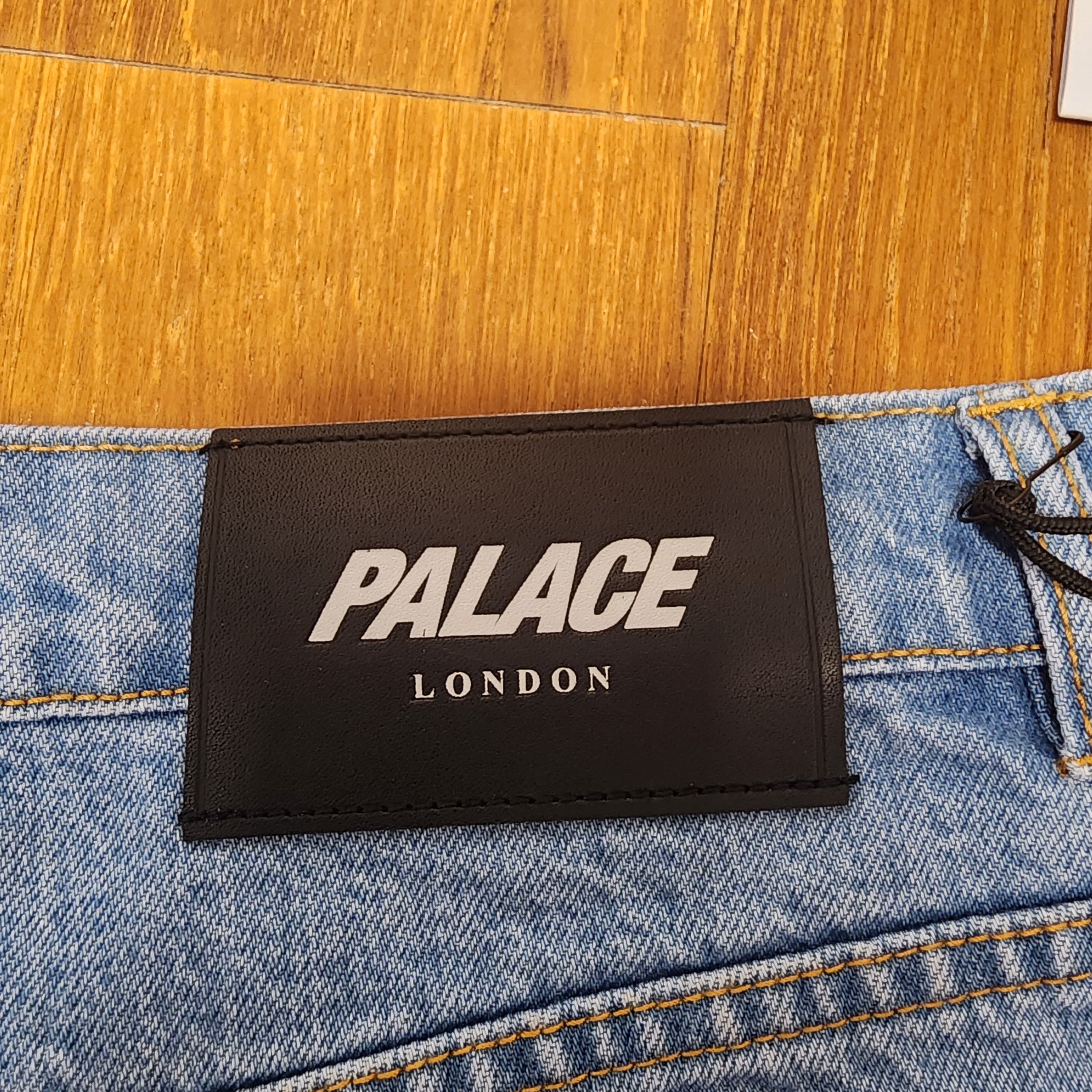 Palace Baggy Cargo Short Denim - 23SS 착용 스타일 - 3