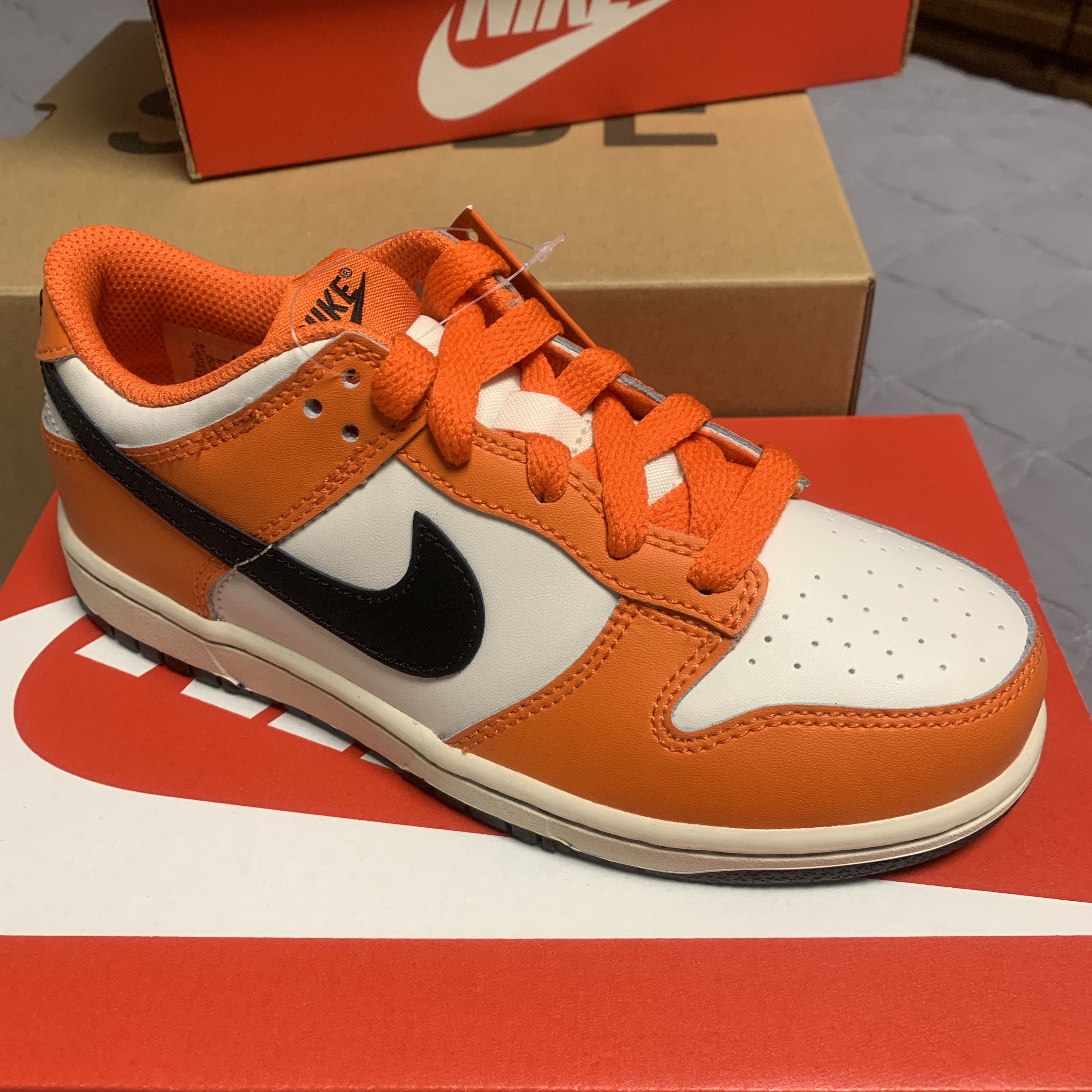 (PS) Nike Dunk Low Safety Orange 착용 스타일
