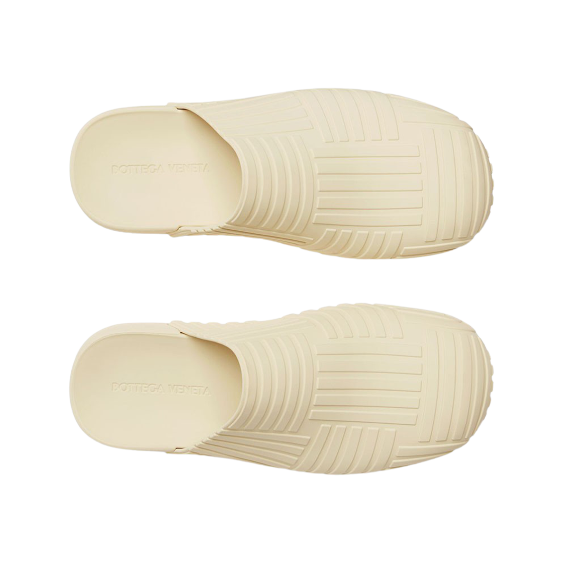 보테가 베네타 러버 클로그 슬라이더 씨 솔트(Bottega Veneta Rubber Clogs Slider Sea Salt) - 2