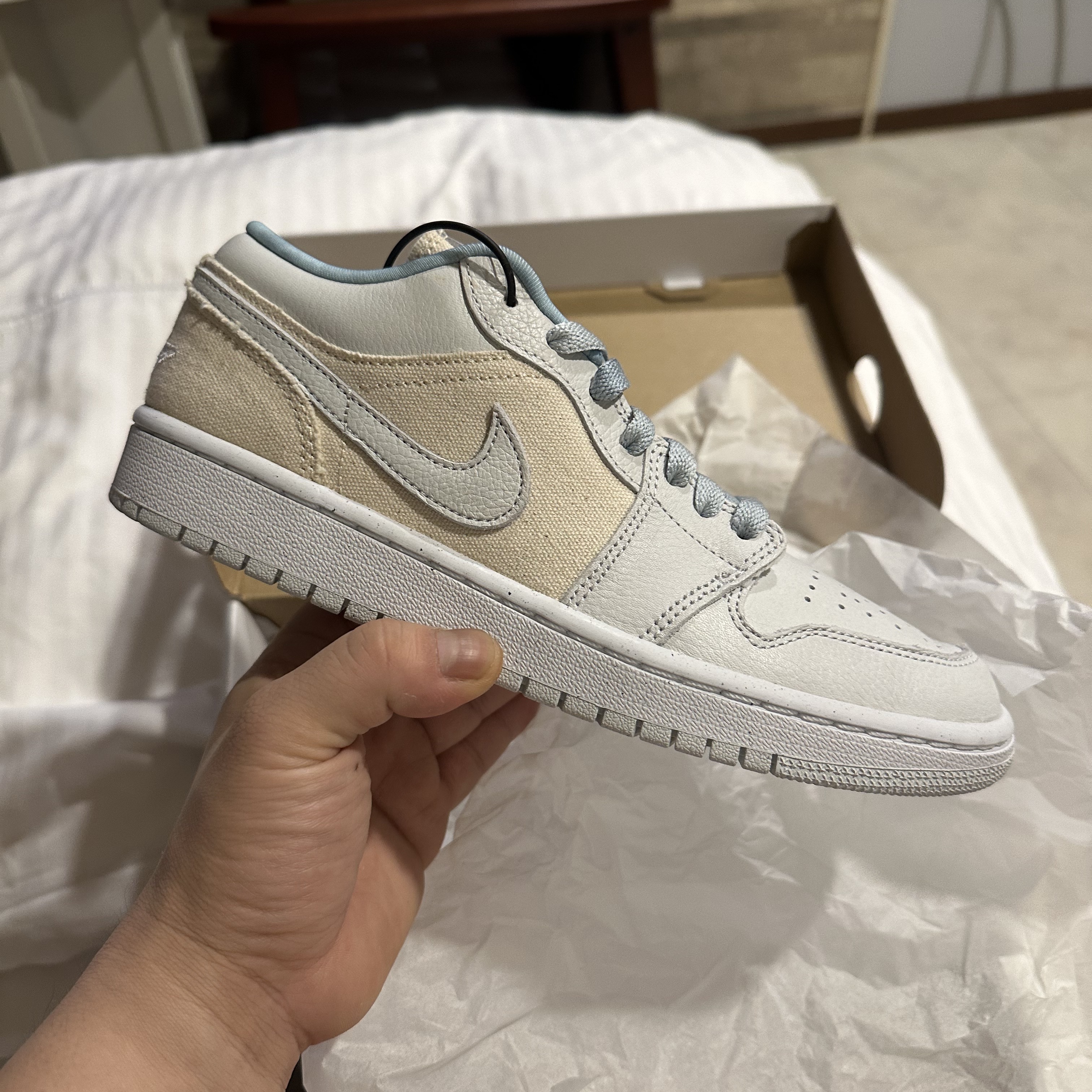 (W) Jordan 1 Low Canvas 착용 스타일 - 5