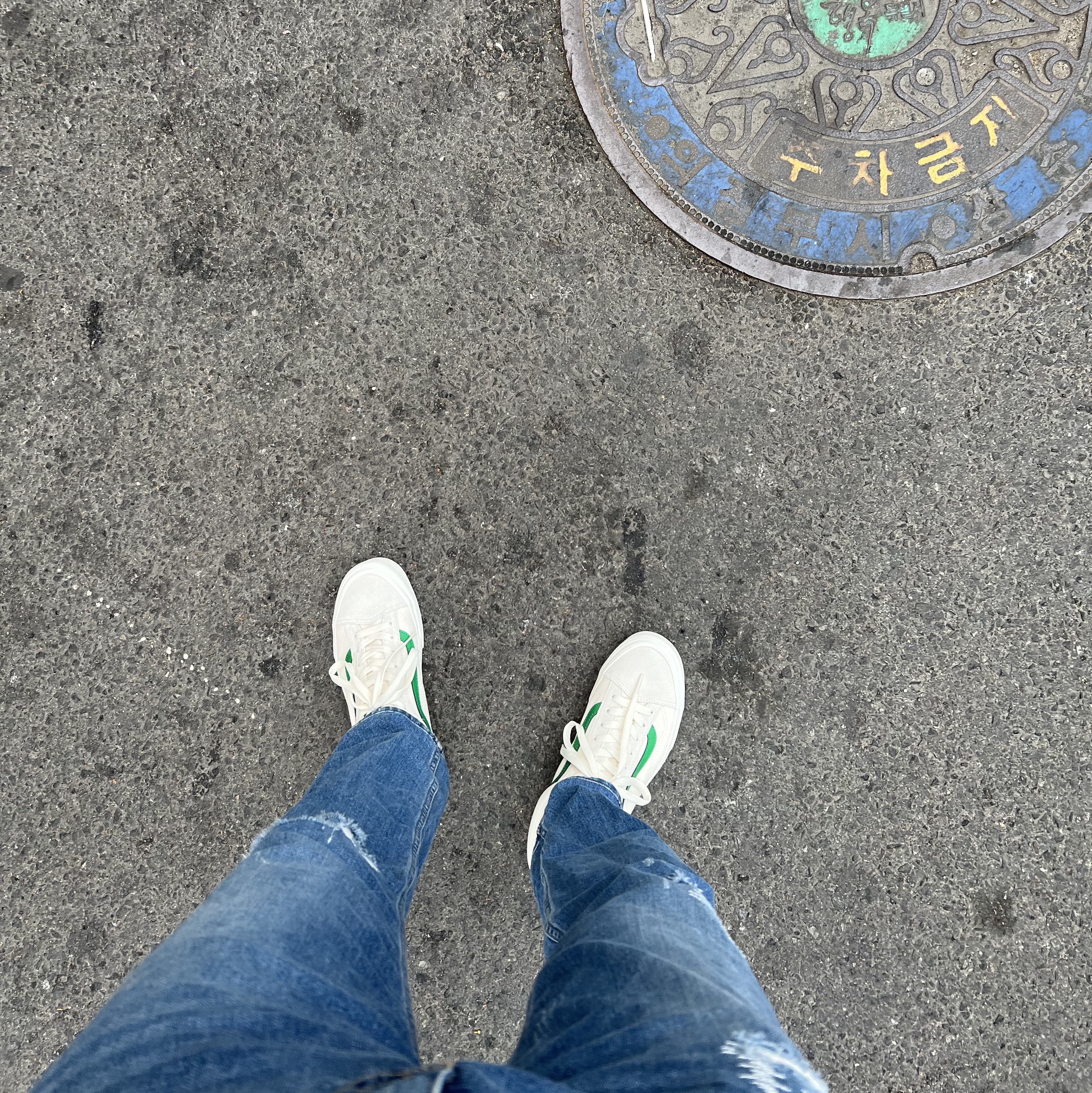Vans Style 36 Marshmallow Jolly Green 착용 스타일