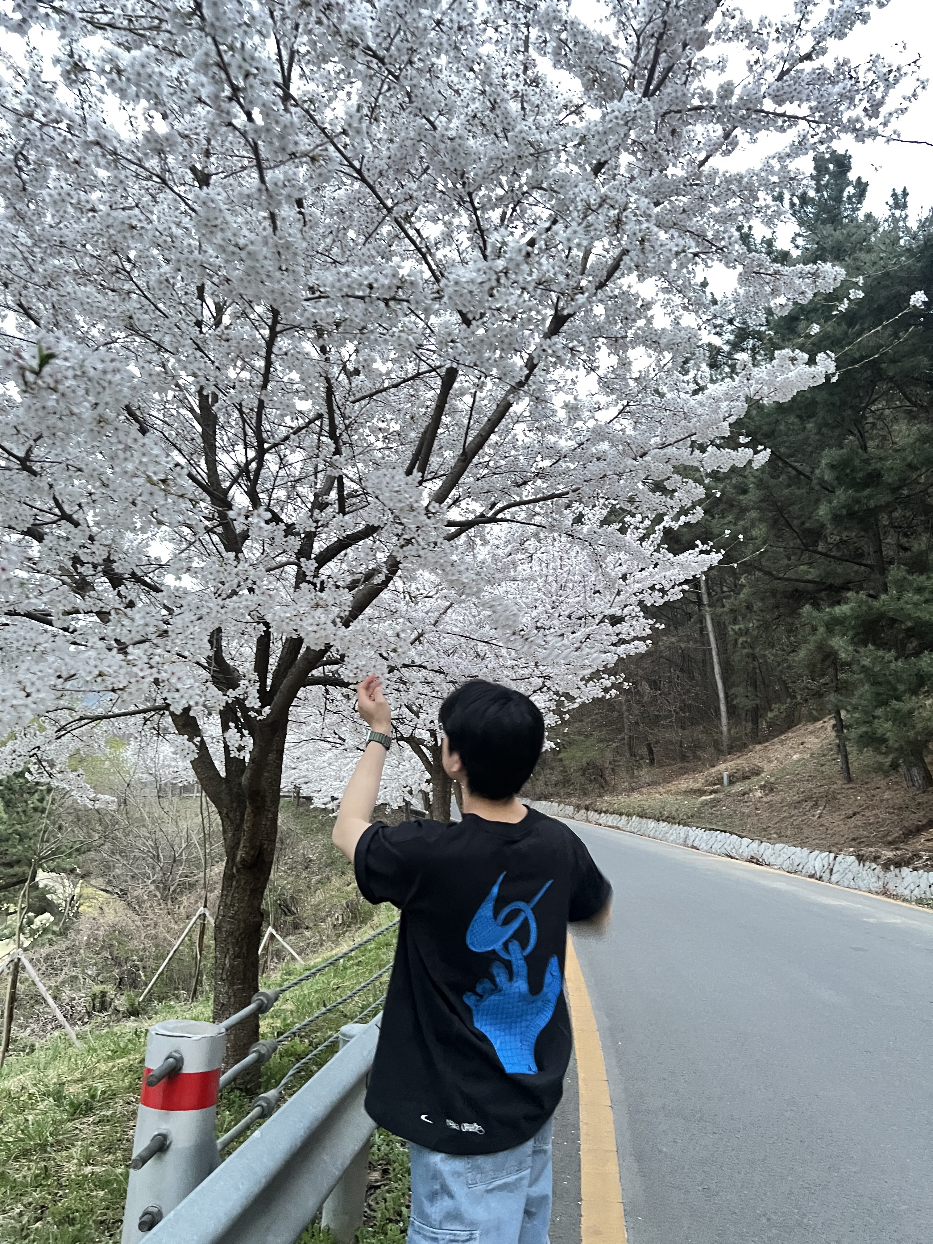 Nike x Off-White NRG T-Shirt Black - US/EU, (W) Jordan 1 Low White Dark Marina Blue 착용 스타일 - 2