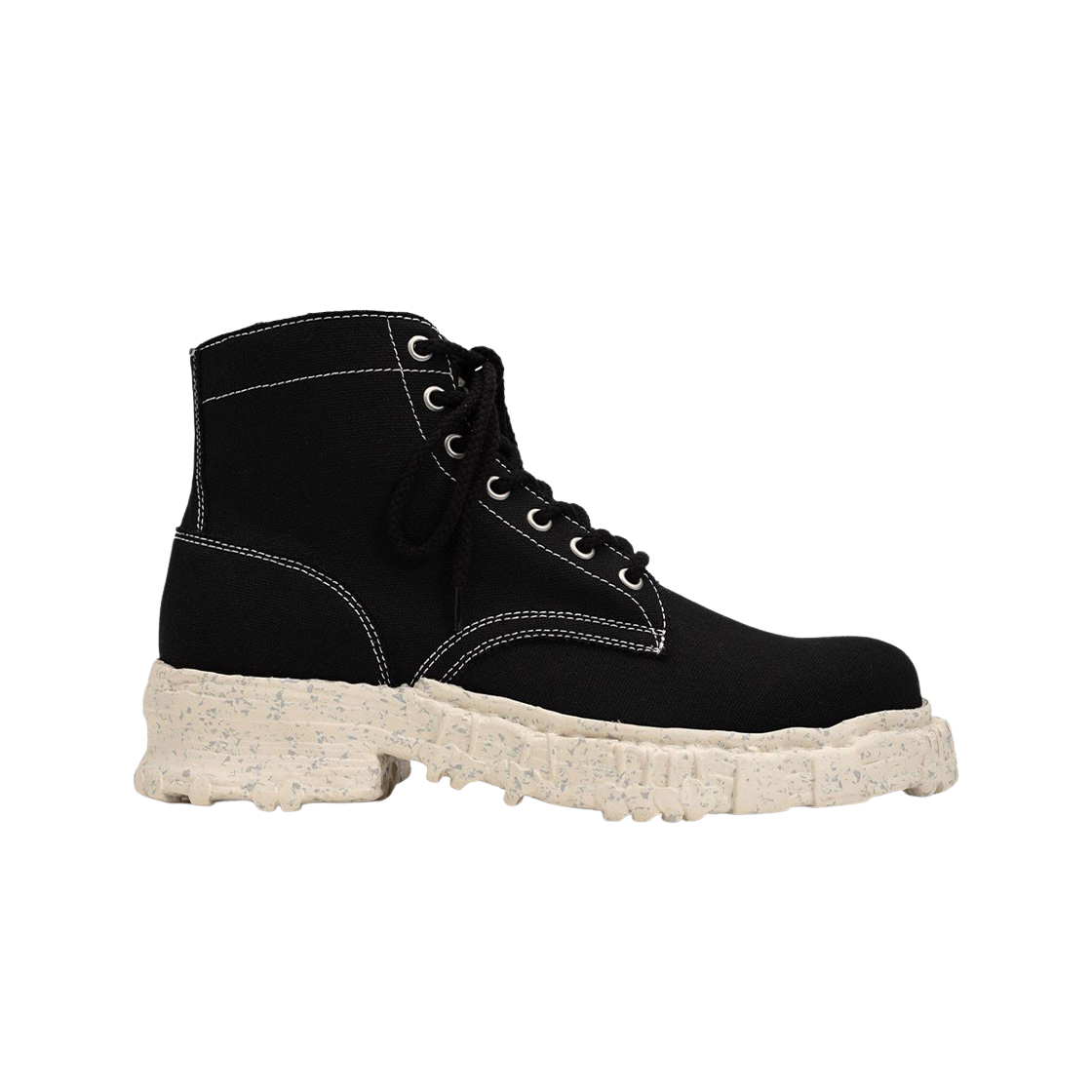 메종 미하라 야스히로 빈티지 라이크 솔 캔버스 부츠 블랙(Maison Mihara Yasuhiro Vintage Like Sole Canvas Boots Black) - 1