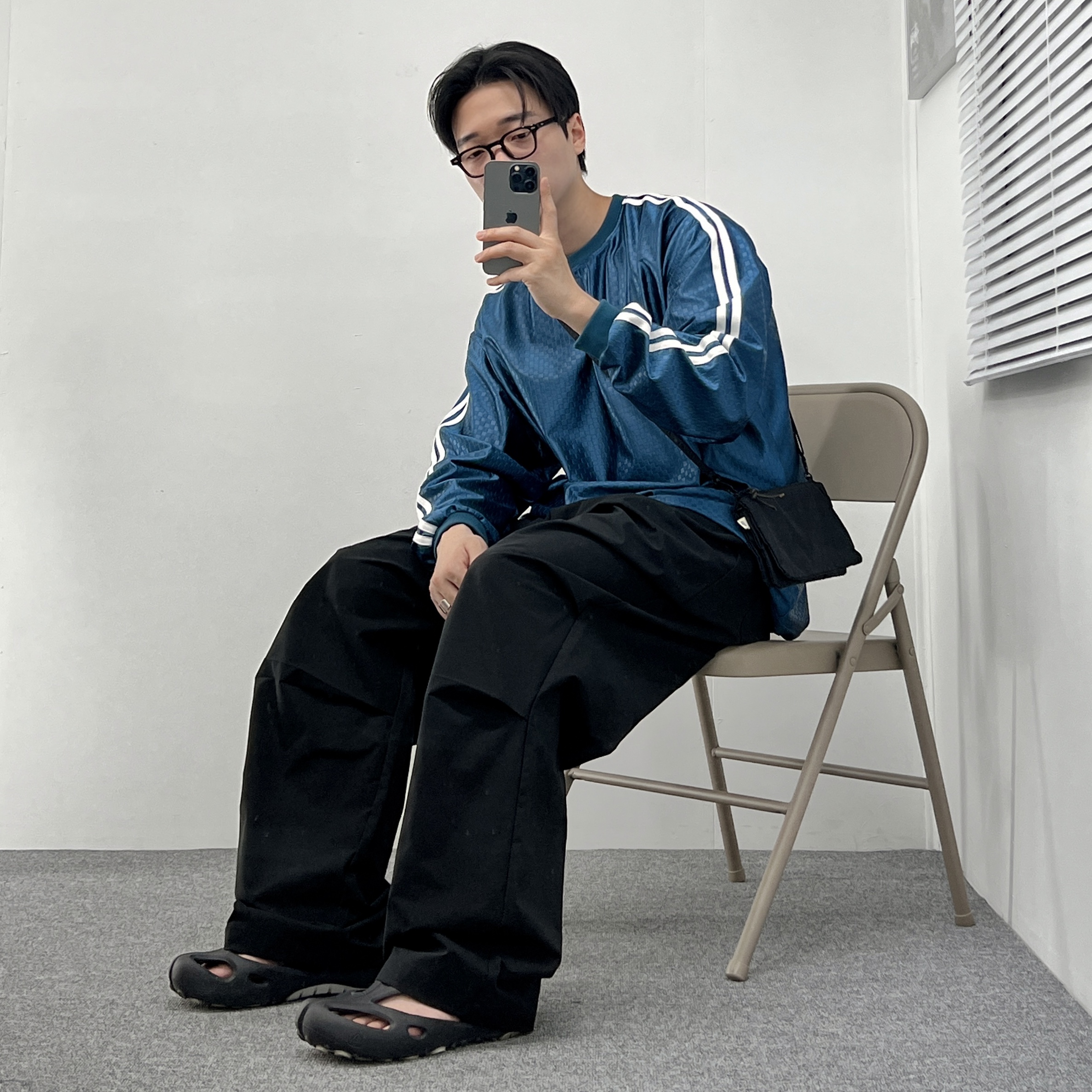 Keen Shanti Black Dawn Blue 착용 스타일 - 1