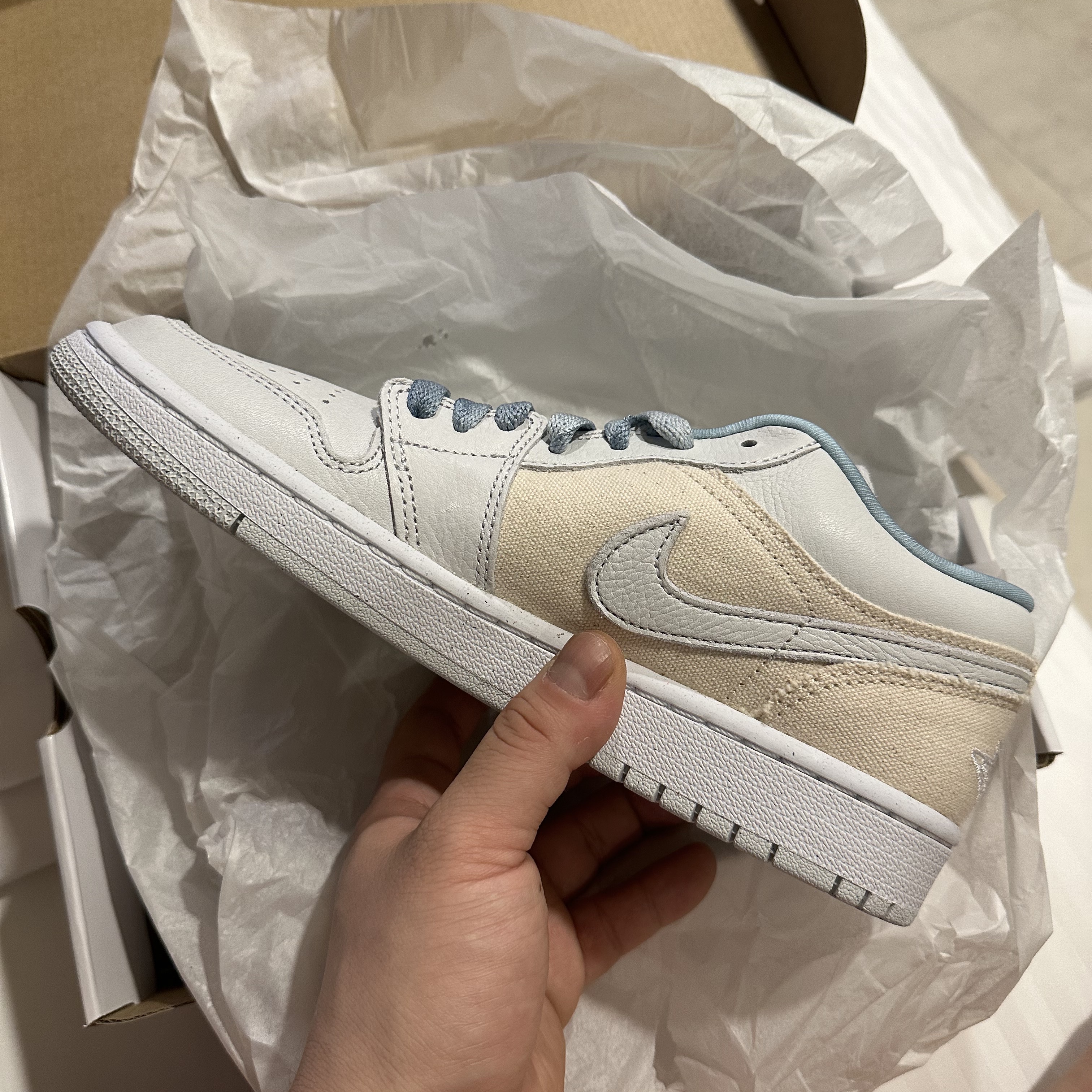 (W) Jordan 1 Low Canvas 착용 스타일 - 3