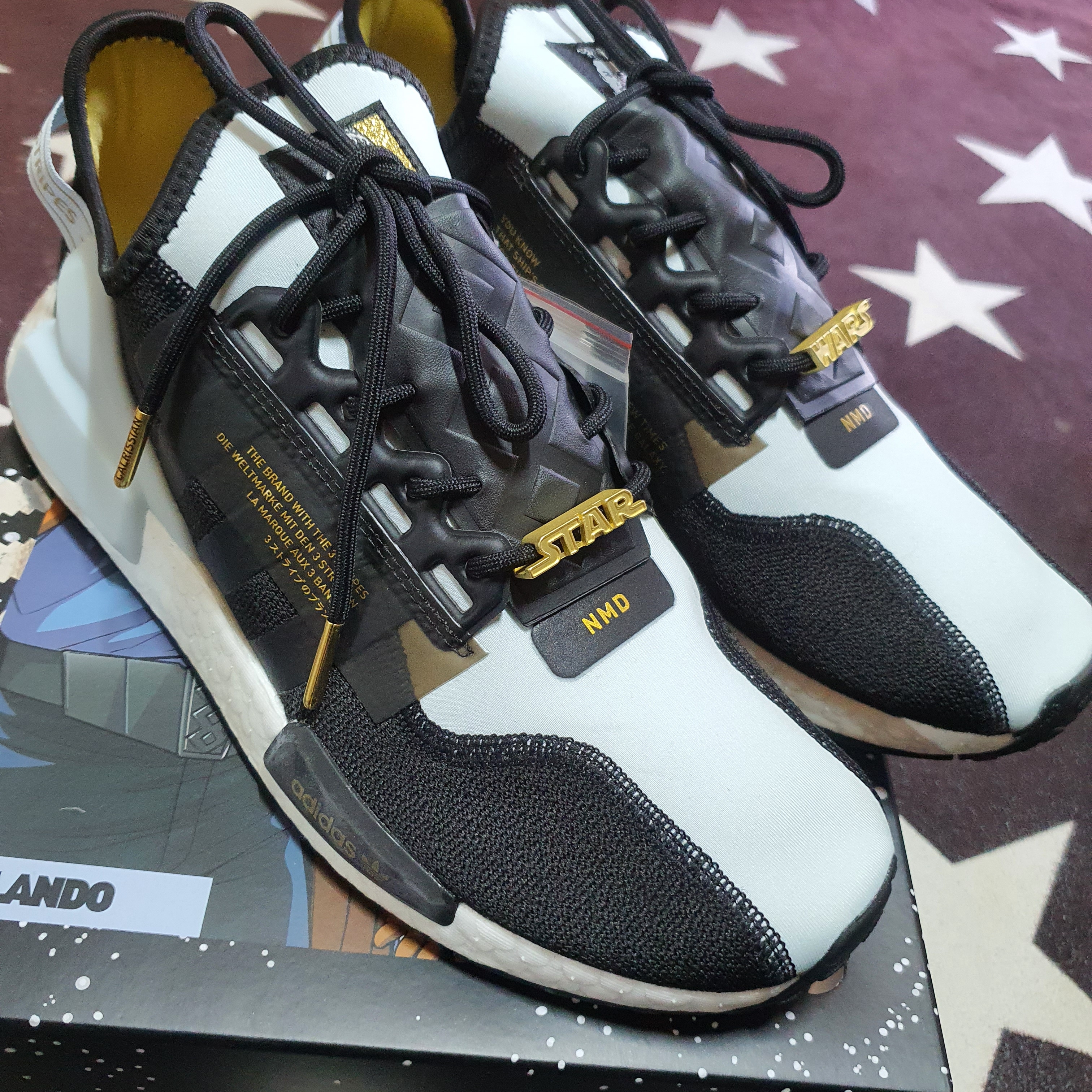 Adidas x Star Wars NMD R1 V2 Lando Calrissian 착용 스타일