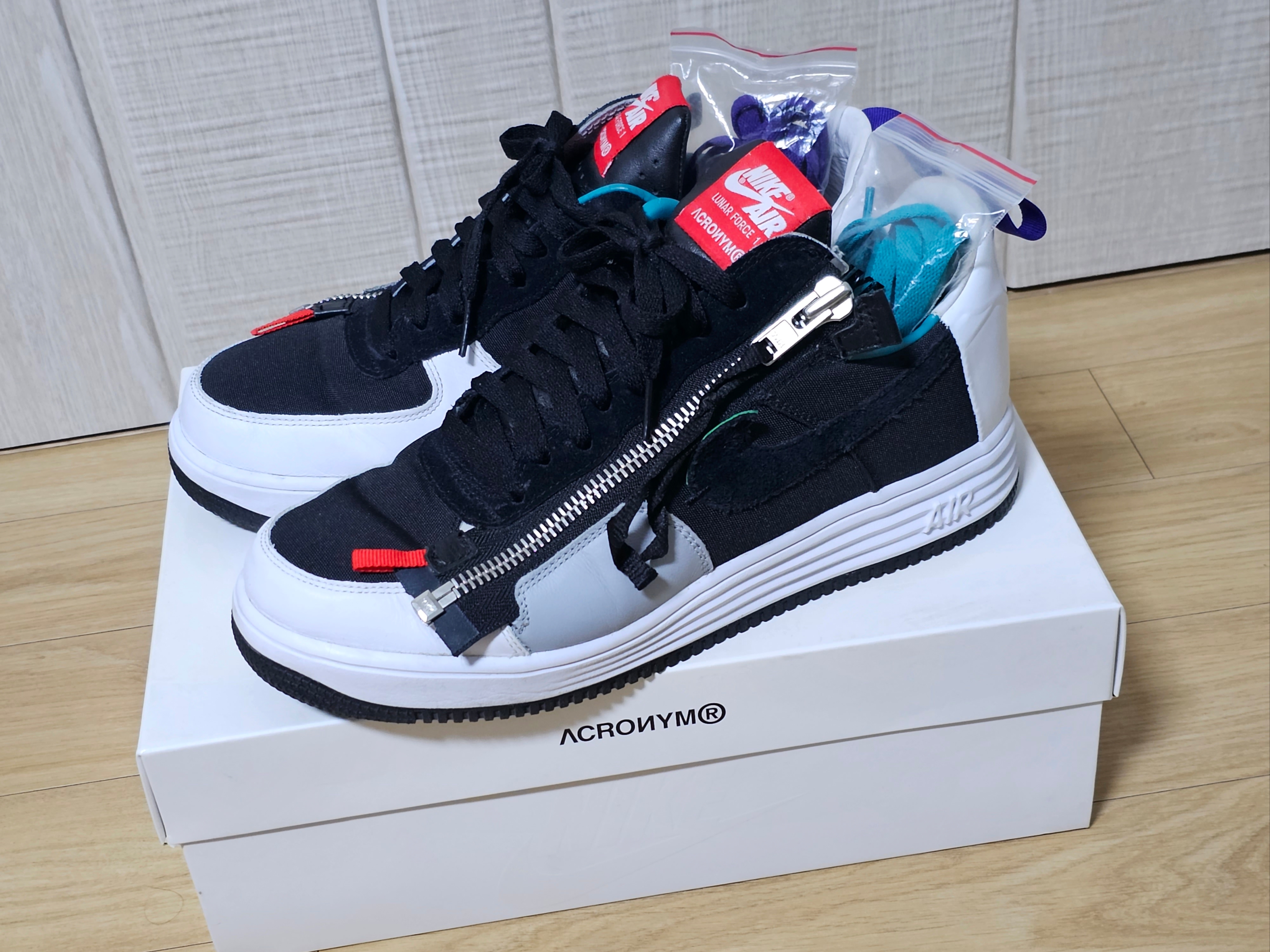 Nike x Acronym Lunar Force 1 SP Zip Turbo Green 착용 스타일