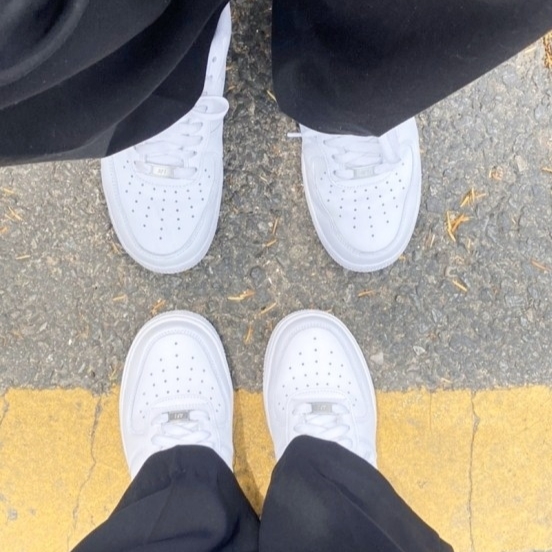 Nike Air Force 1 '07 Low White 착용 스타일
