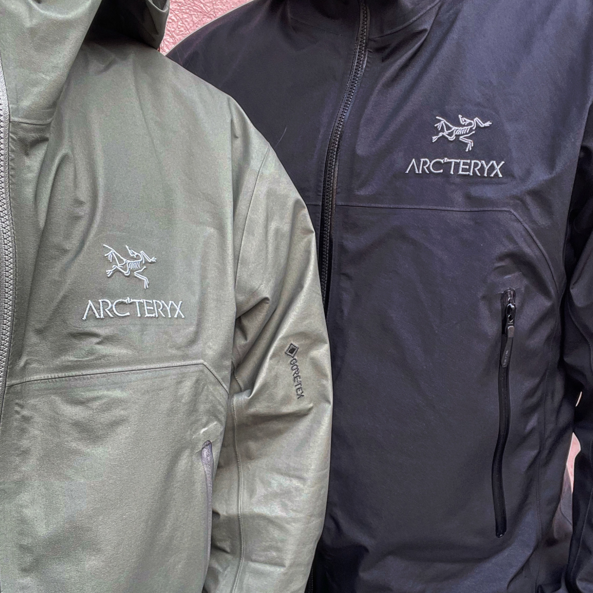 Arc'teryx Beta Jacket Forage, Arc'teryx Beta Jacket Black 착용 스타일