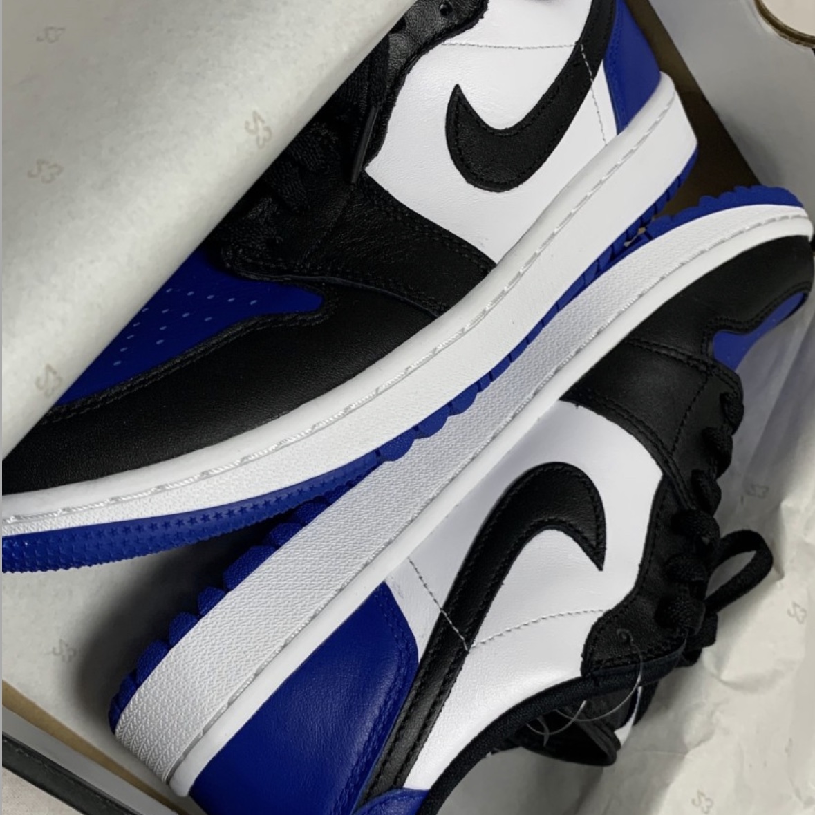 Jordan 1 Low Golf Sport Royal 착용 스타일