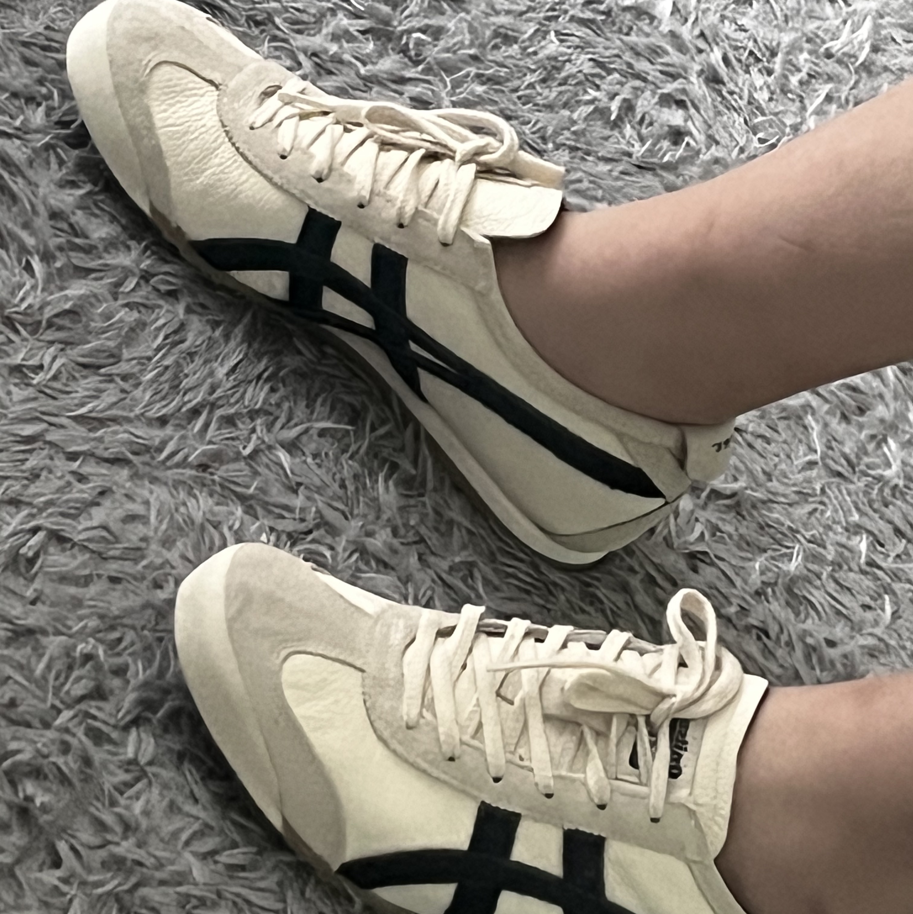 Onitsuka Tiger Mexico 66 Vintage White Black 착용 스타일