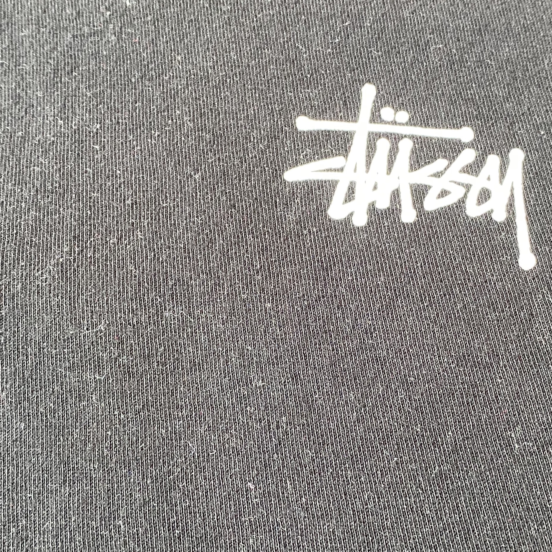 Stussy Basic Stussy T-Shirt Black 2022 착용 스타일