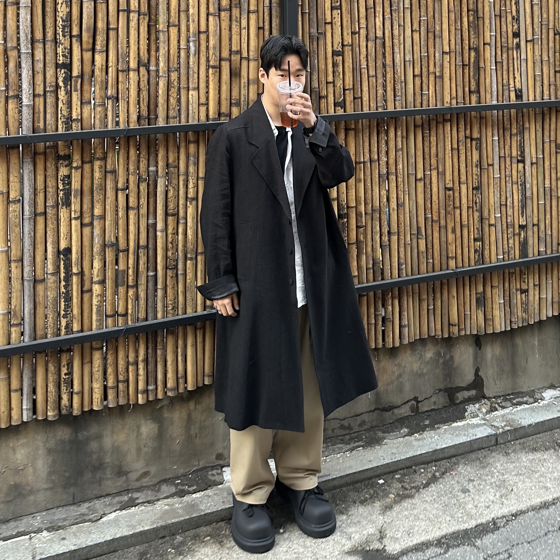 Balenciaga Steroid Derby Black 착용 스타일 - 2