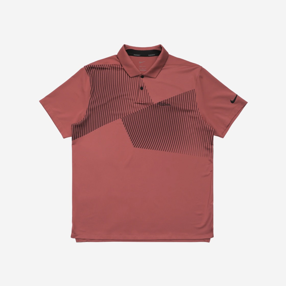 Malbon Golf x Nike Dri-Fit Vapor FA Printed Polo Canyon Rust 상세 이미지 1