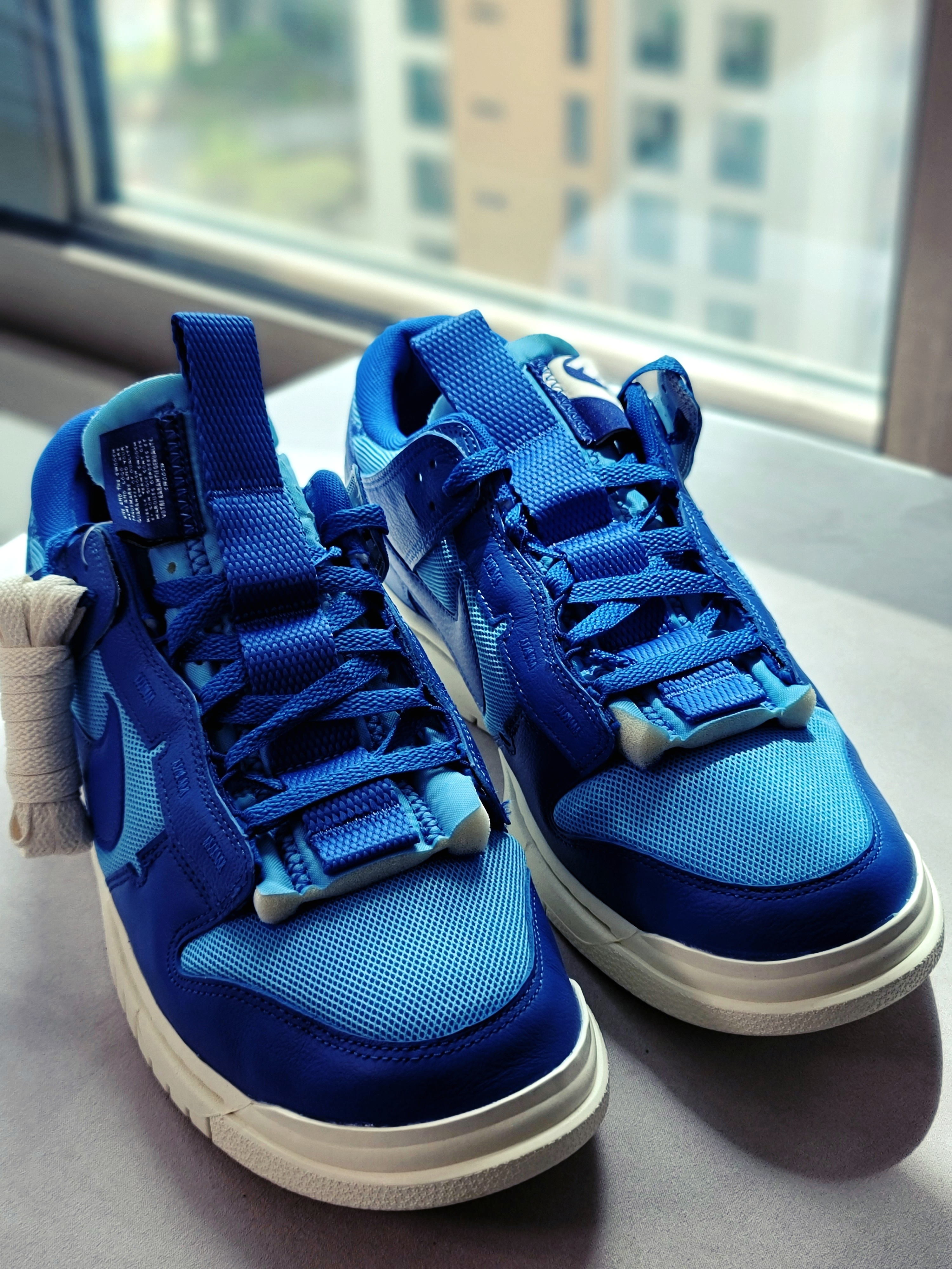 Nike Air Dunk Jumbo University Blue 착용 스타일