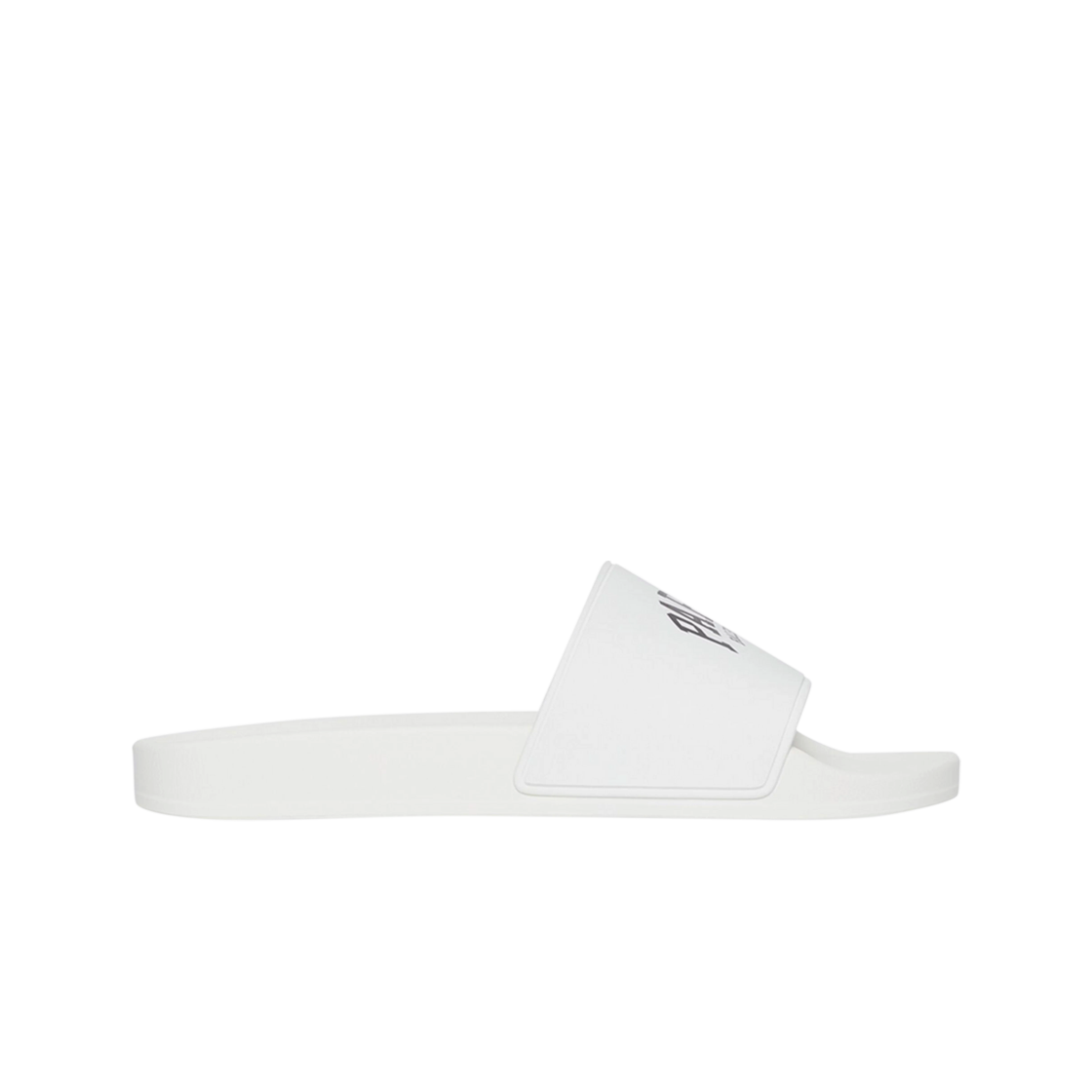 (W) 발렌시아가 시티 파리 풀 슬라이드 화이트 블랙((W) Balenciaga Cities Paris Pool Slide White Black) - 1