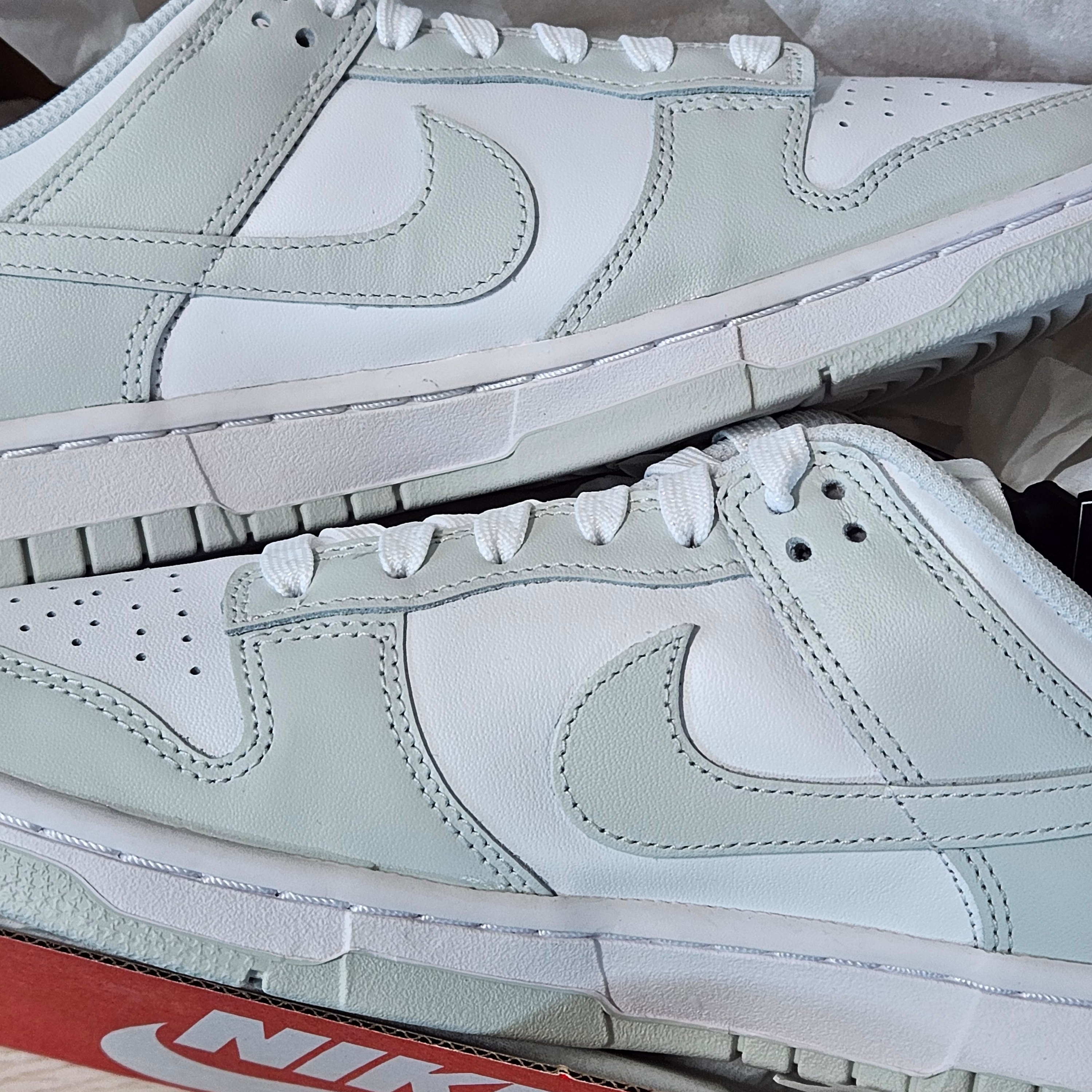 (W) Nike Dunk Low Photon Dust 착용 스타일