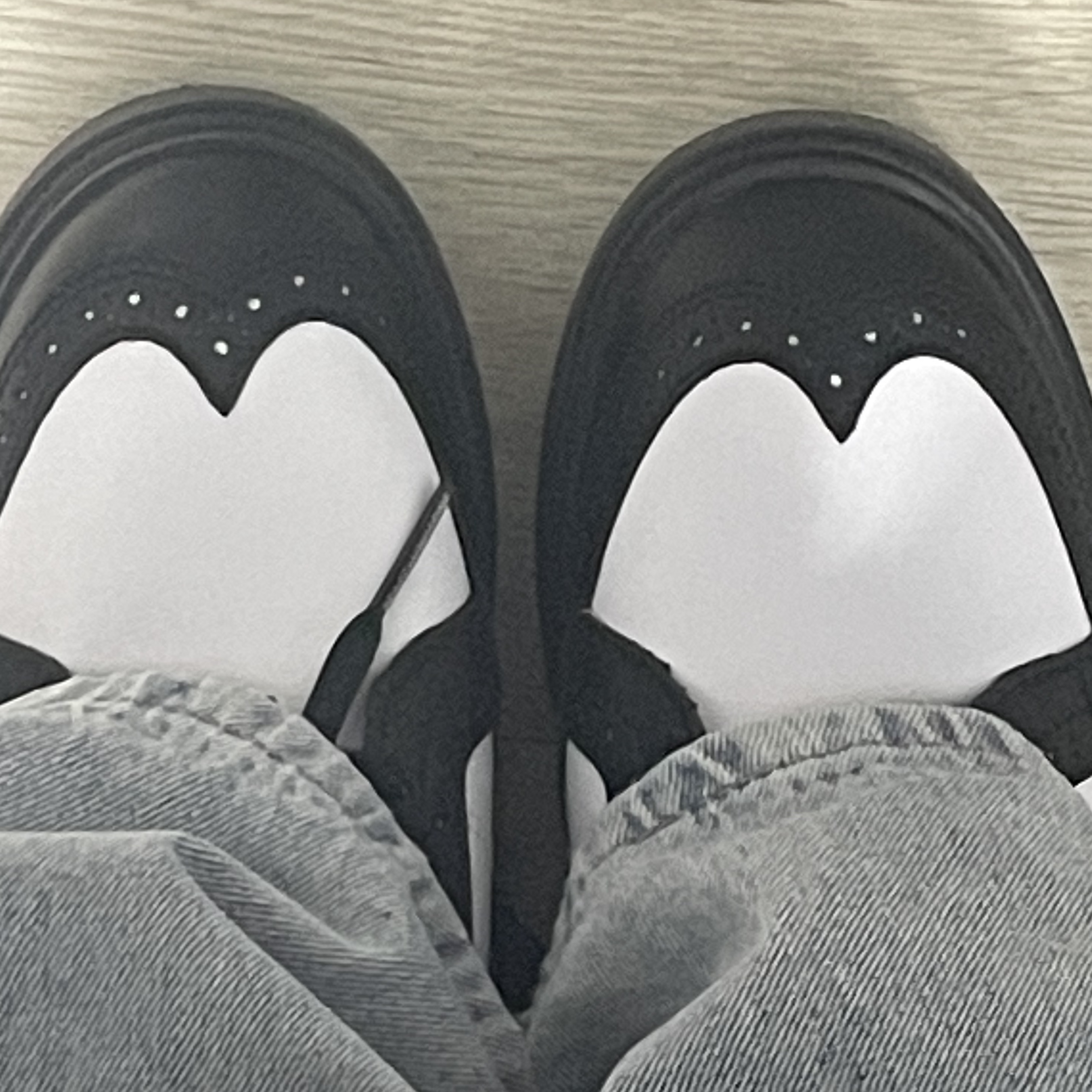 Nike x Peaceminusone Kwondo1 Black and White 착용 스타일
